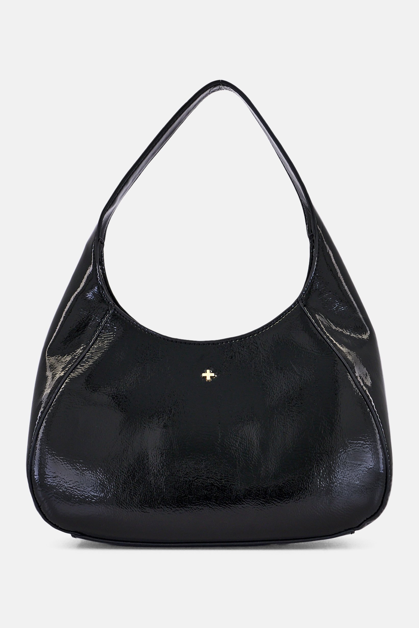 Women Graphic Print Handbag, Black