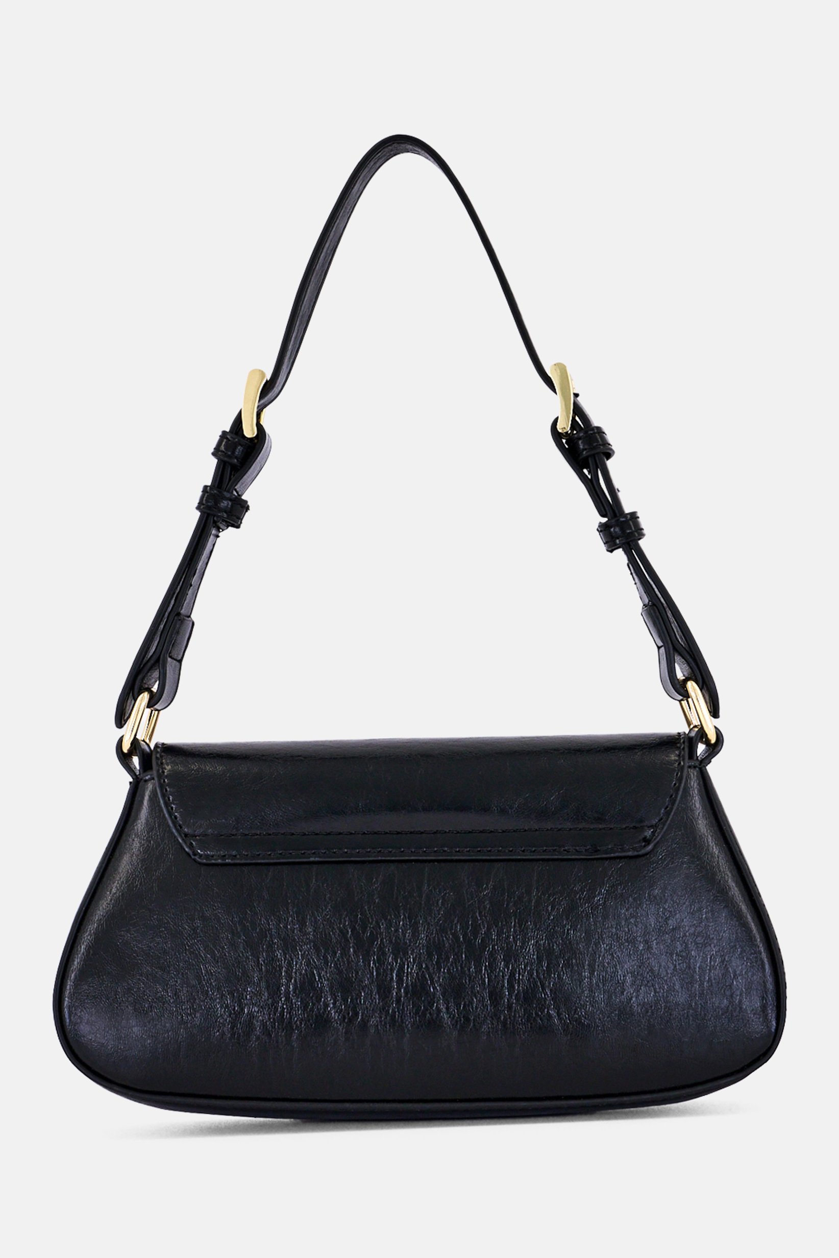 Women Solid Handbag, Black