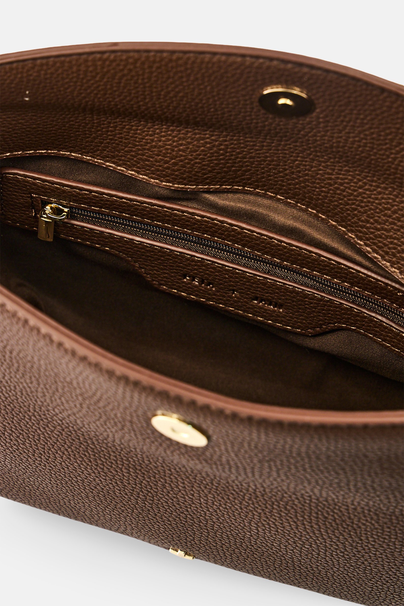 Women Brand Logo Handbag, Brown