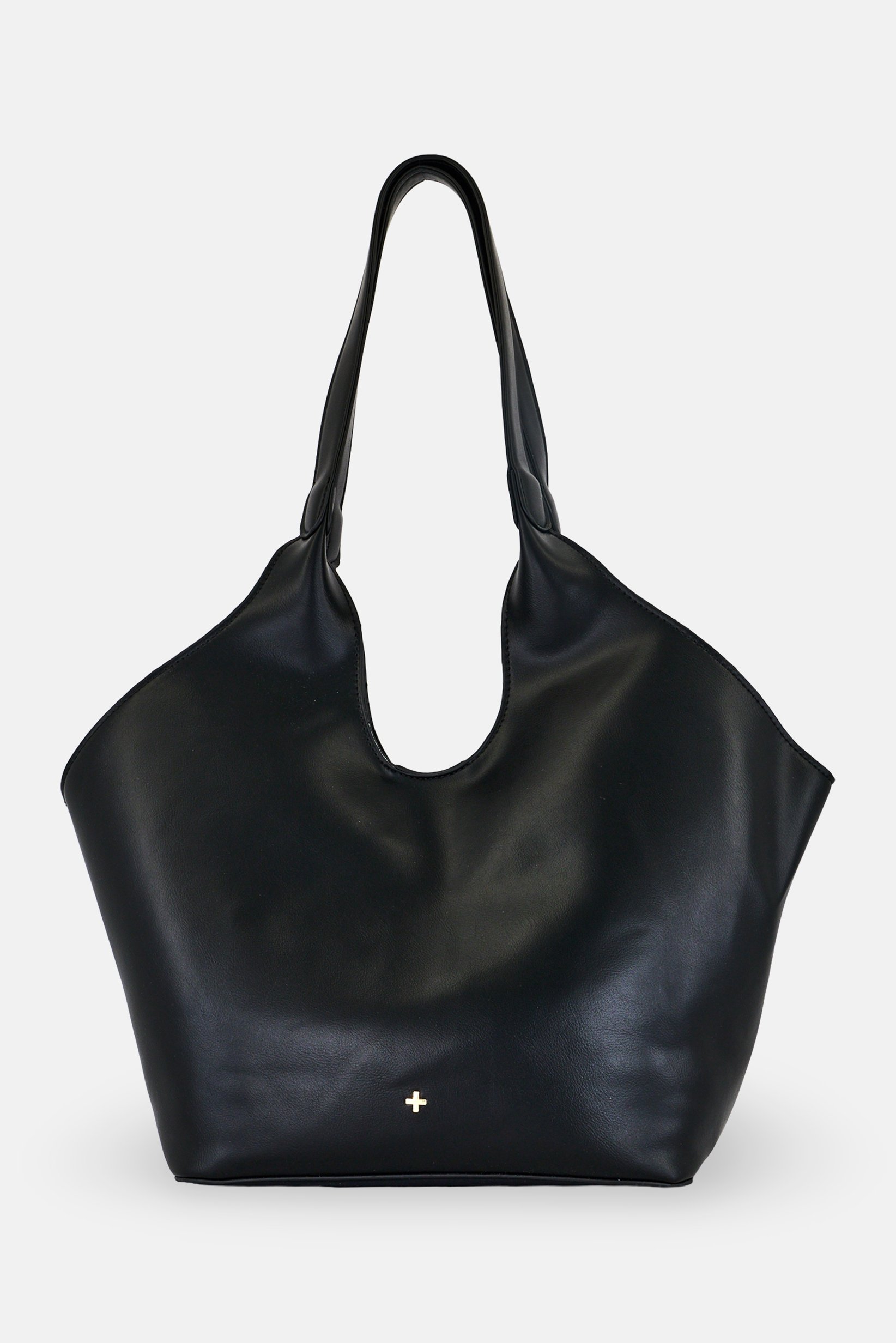 Women Brand Logo Tote Bag, Black