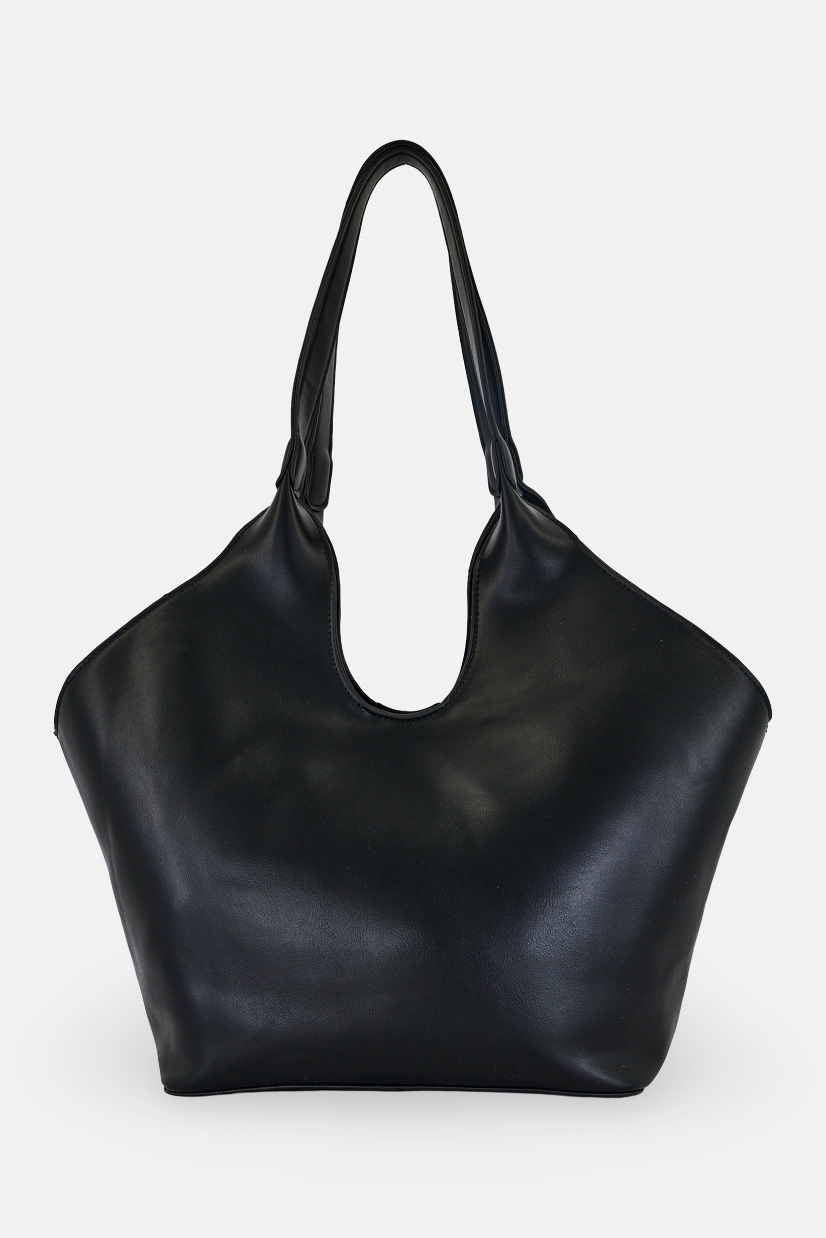 Women Brand Logo Tote Bag, Black