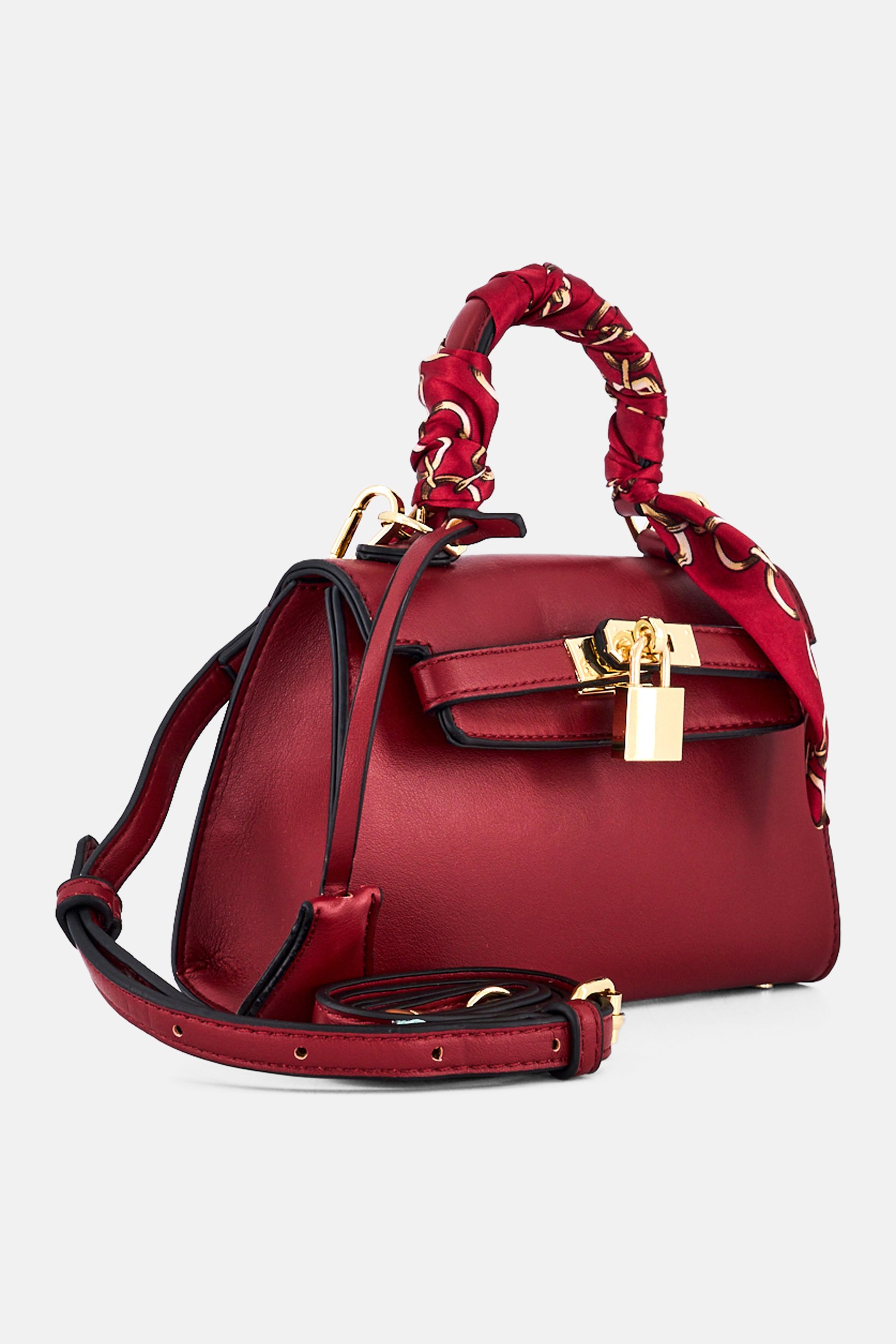 Women Brand Logo Cross Body Bag, Maroon