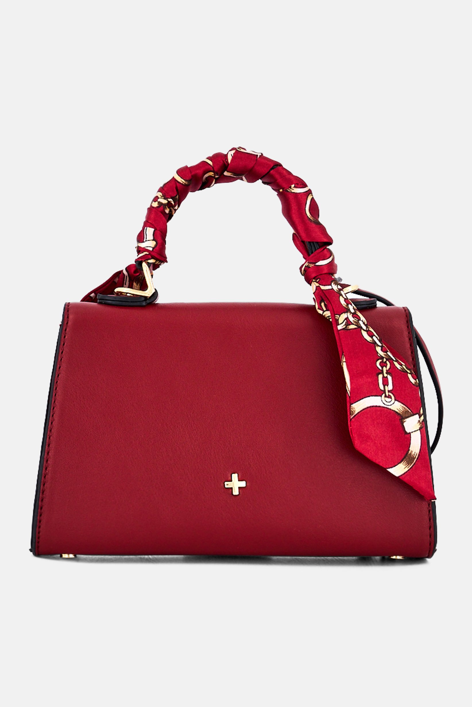 Women Brand Logo Cross Body Bag, Maroon