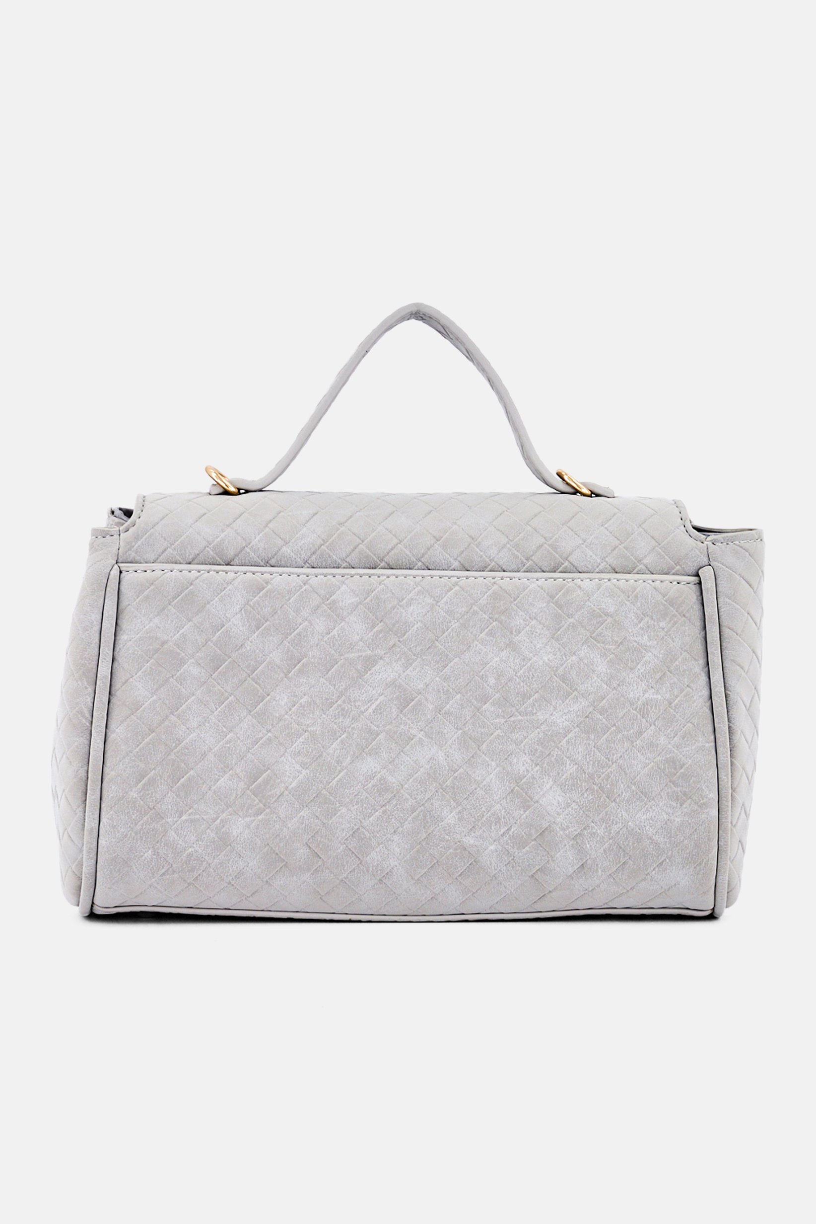 Women Brand Logo Cross Body Bag, Grey