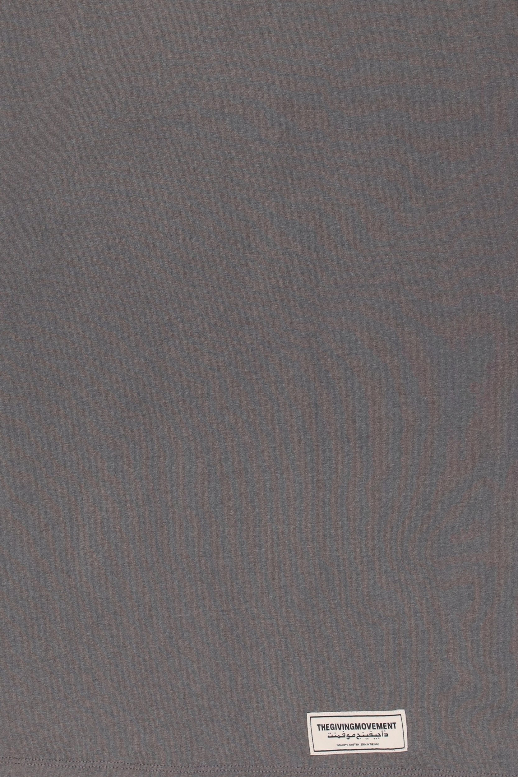Men Crew Neck Short Sleeve Brand Logo T-Shirt, Grey
