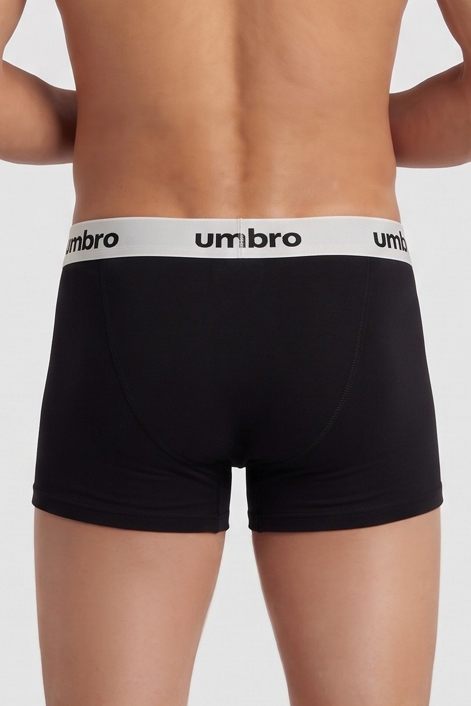 Men 2 Pcs Brand Logo Boxer Short, Black