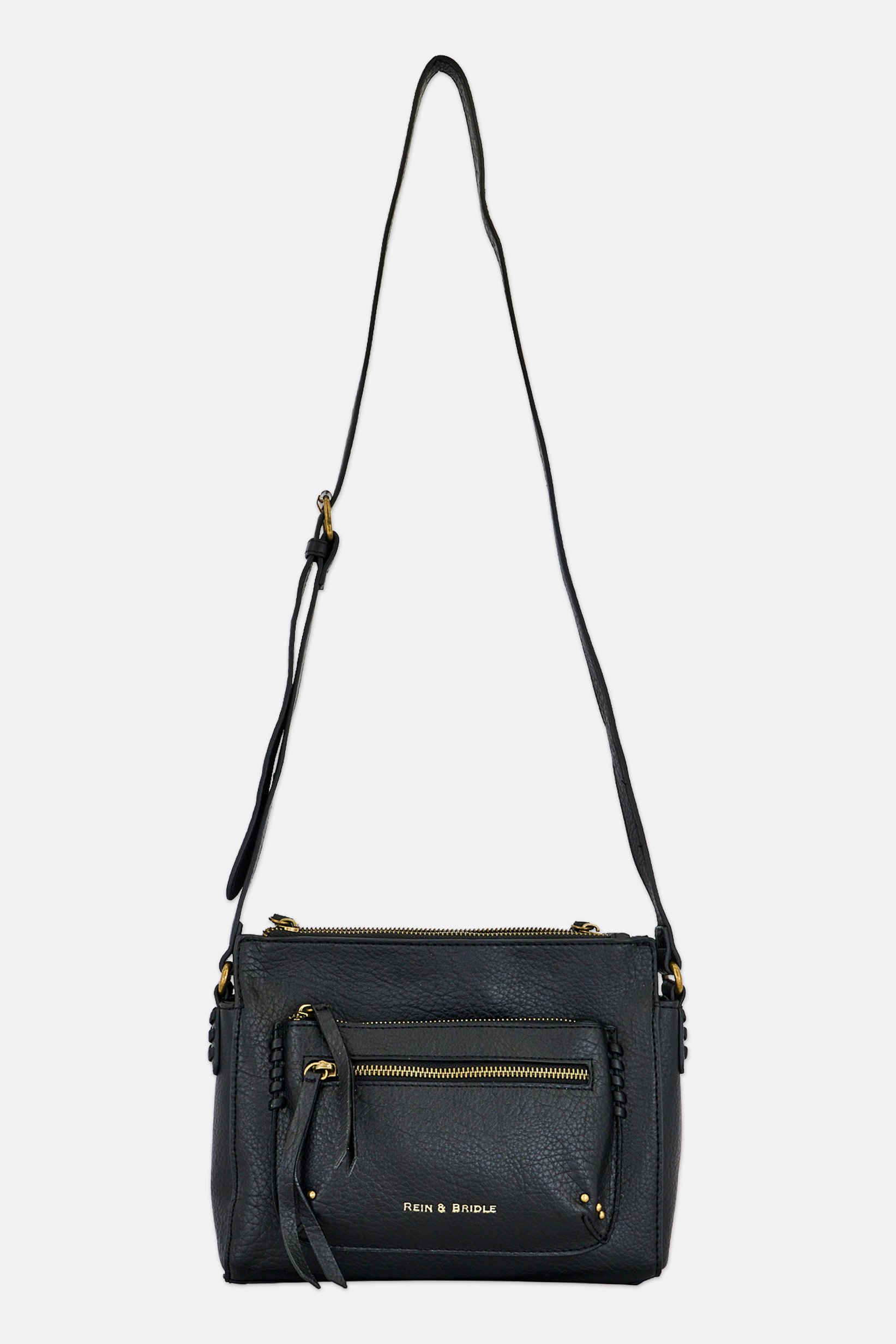 Women Brand Logo Cross Body Bag, Black