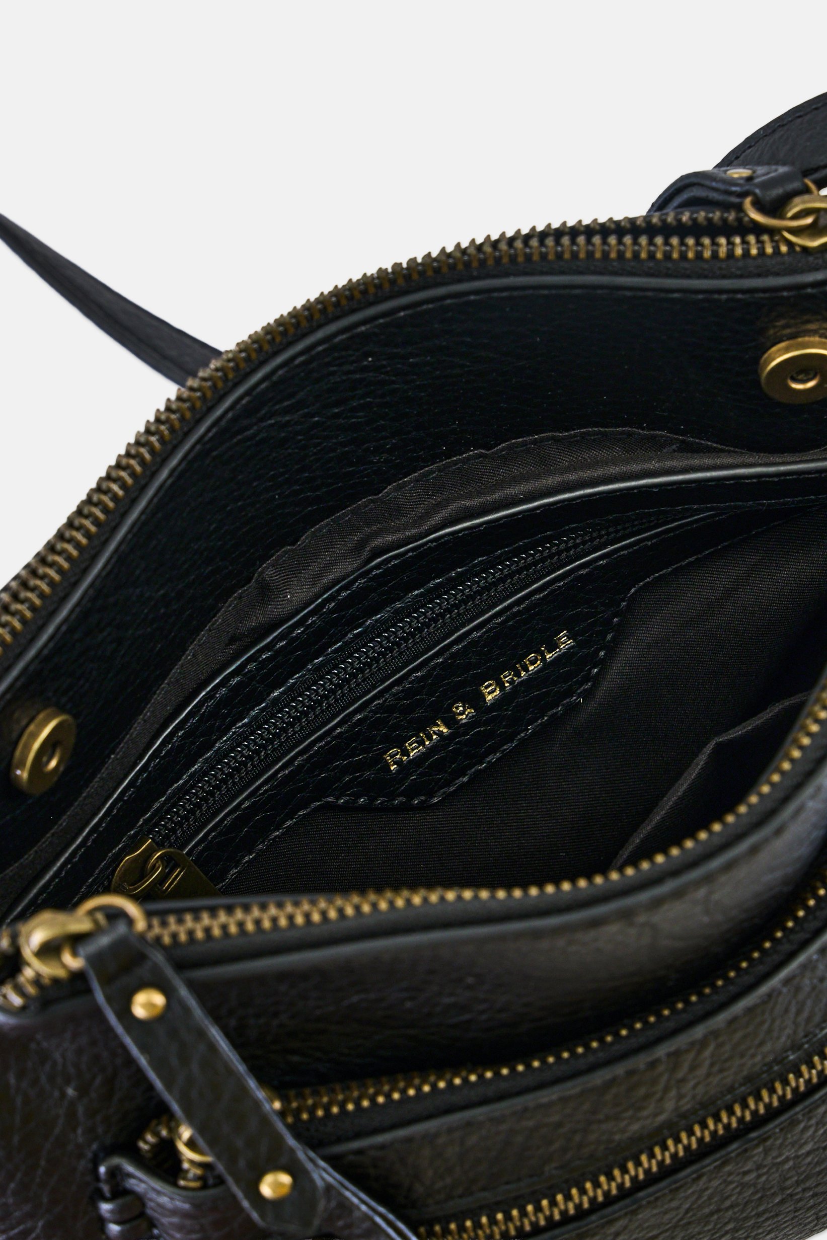 Women Brand Logo Cross Body Bag, Black
