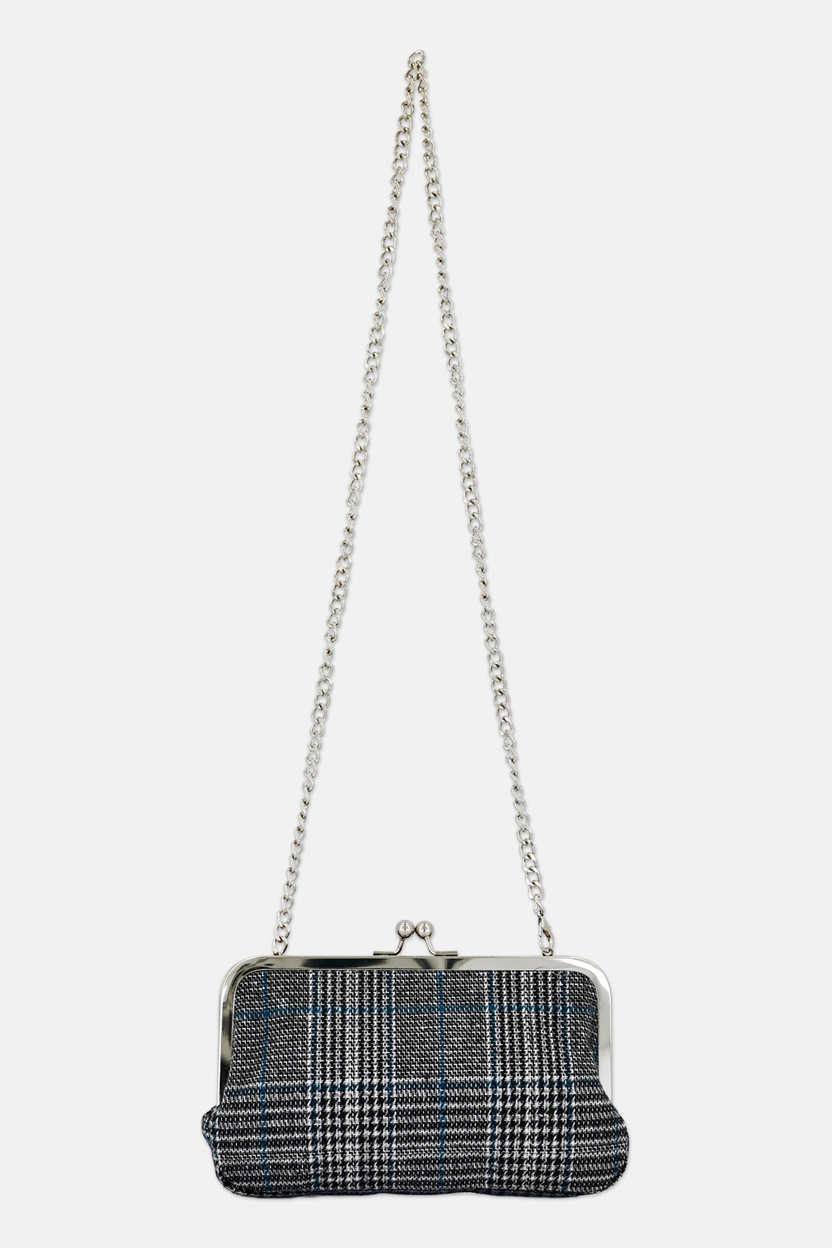 Women Plaid Clutch Bag, Multicolor