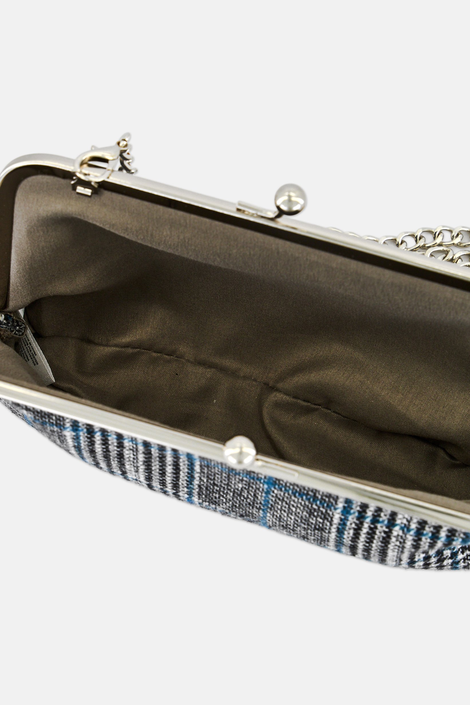 Women Plaid Clutch Bag, Multicolor