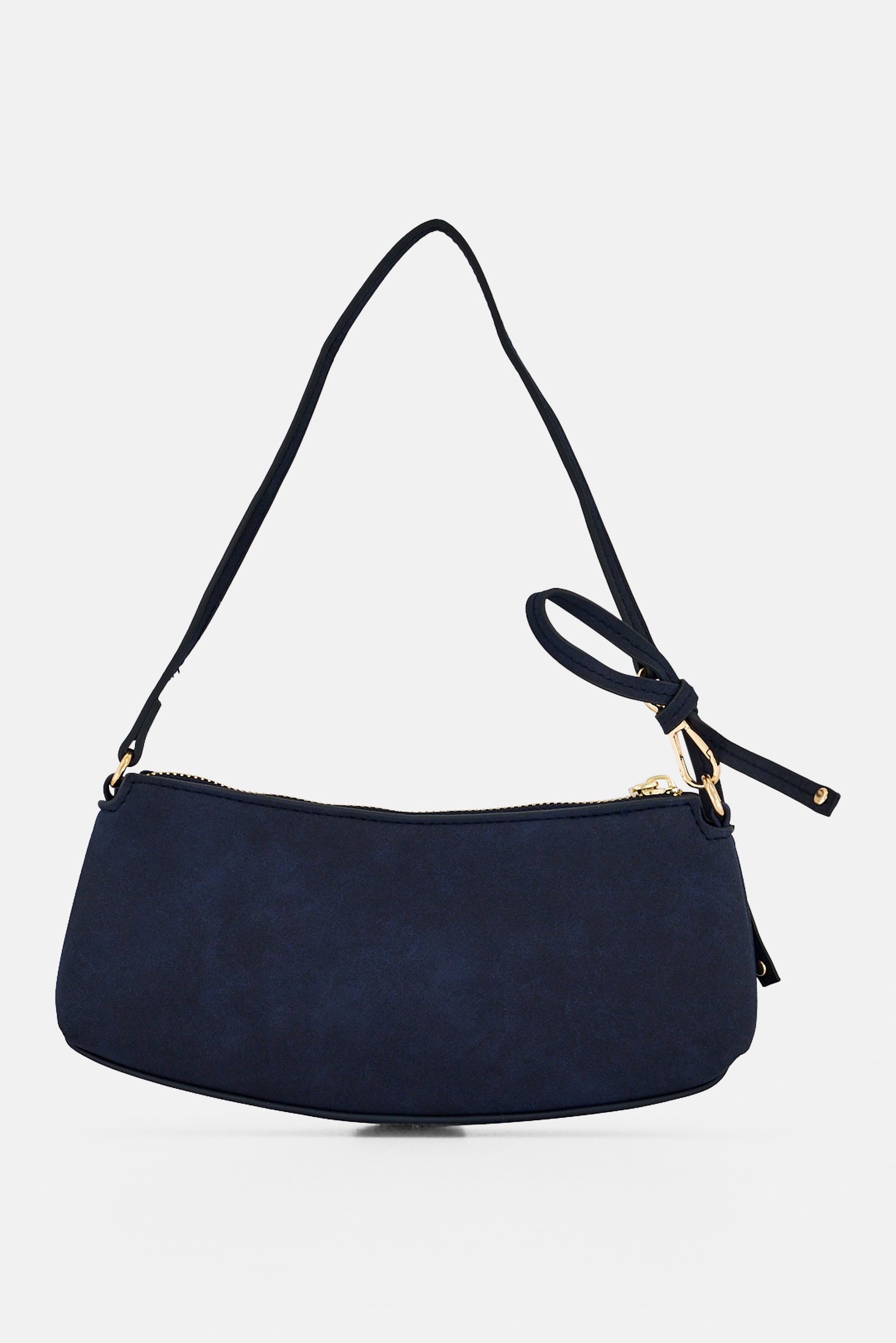 Women Zip-Top  Plain Mini Handbag, Navy