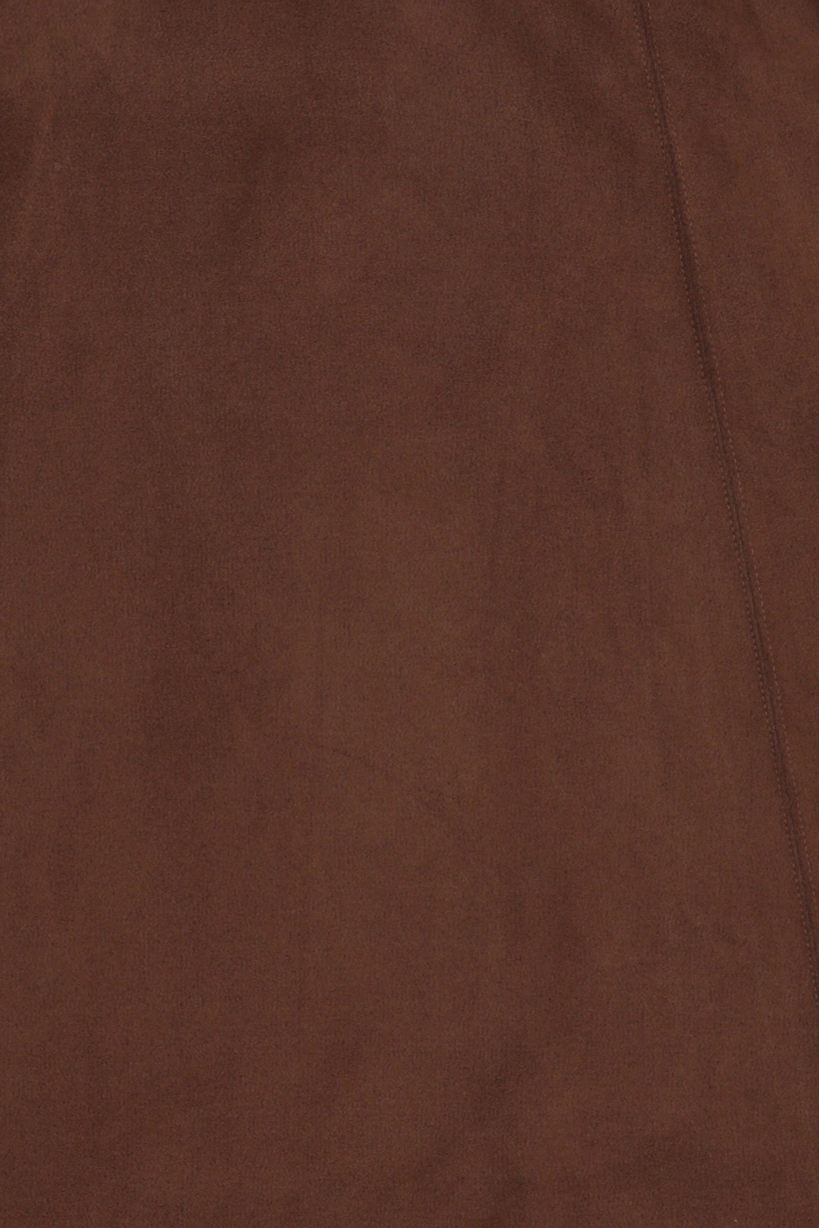 Women Solid Midi Skirt, Brown