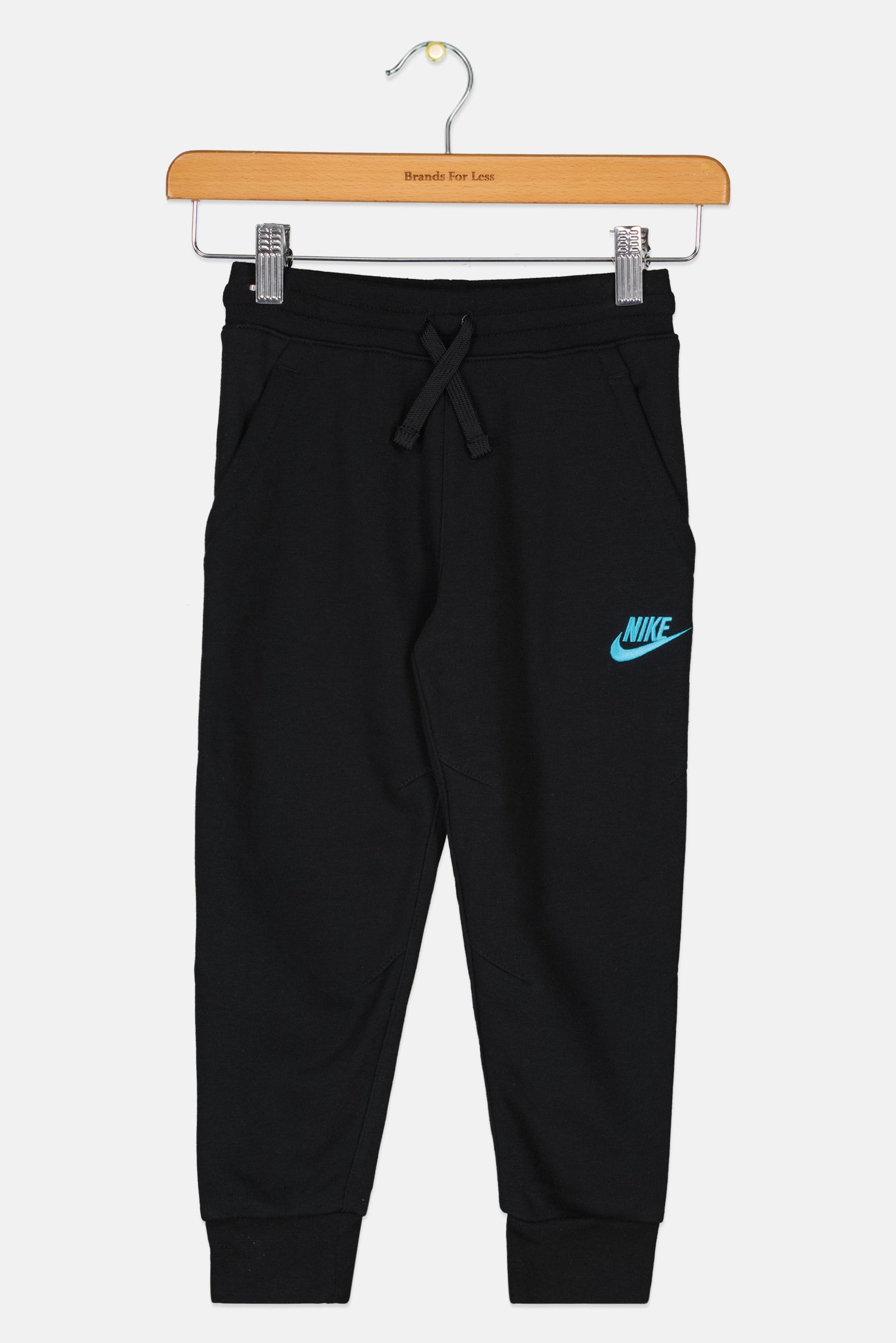 Toddlers Boy Brand Logo Outdoor Sweatpants, Black