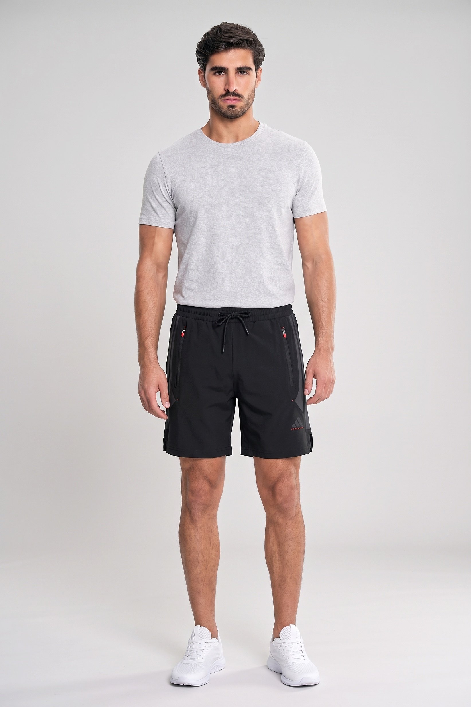 Men Sportswear Fit Training Shorts, Black