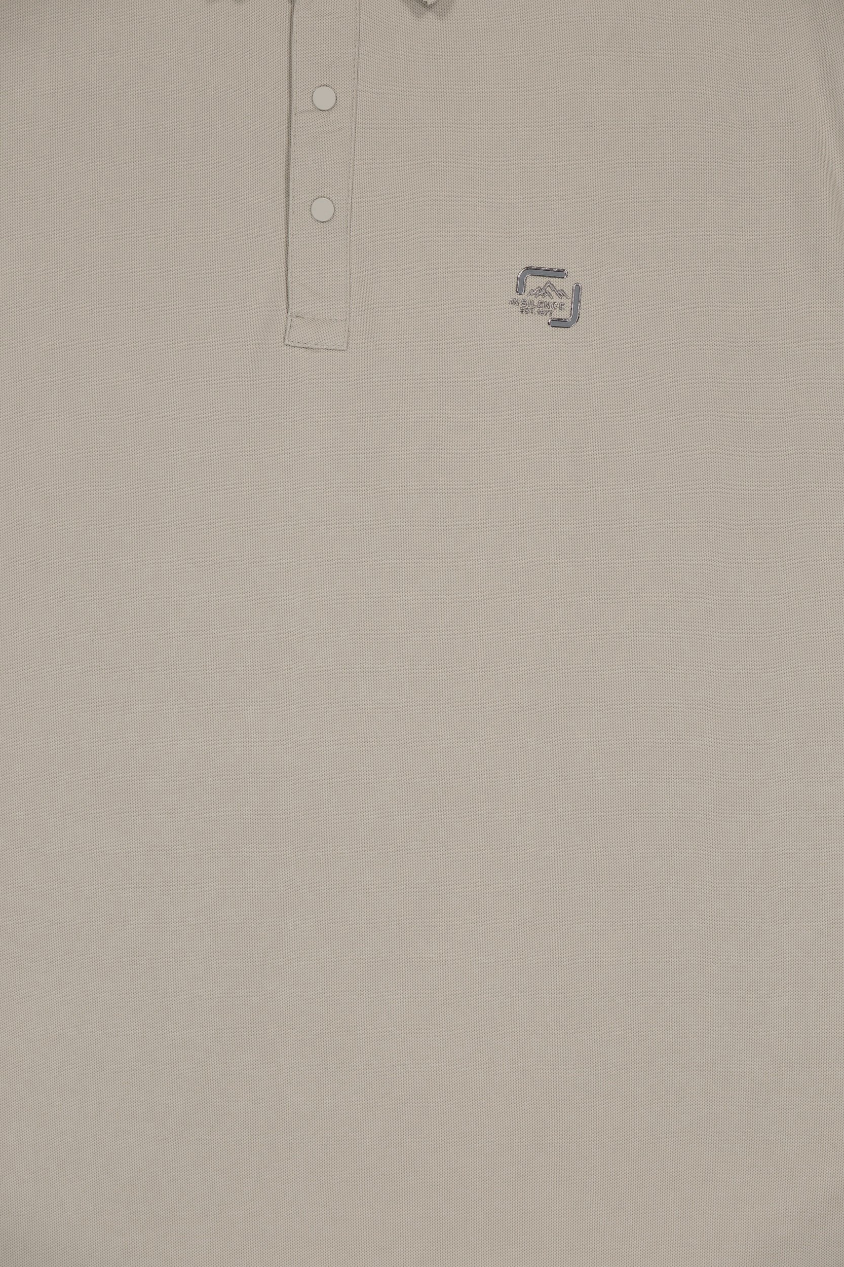 Men Regular Fit Solid Short Sleeve Polo Shirt, Grey