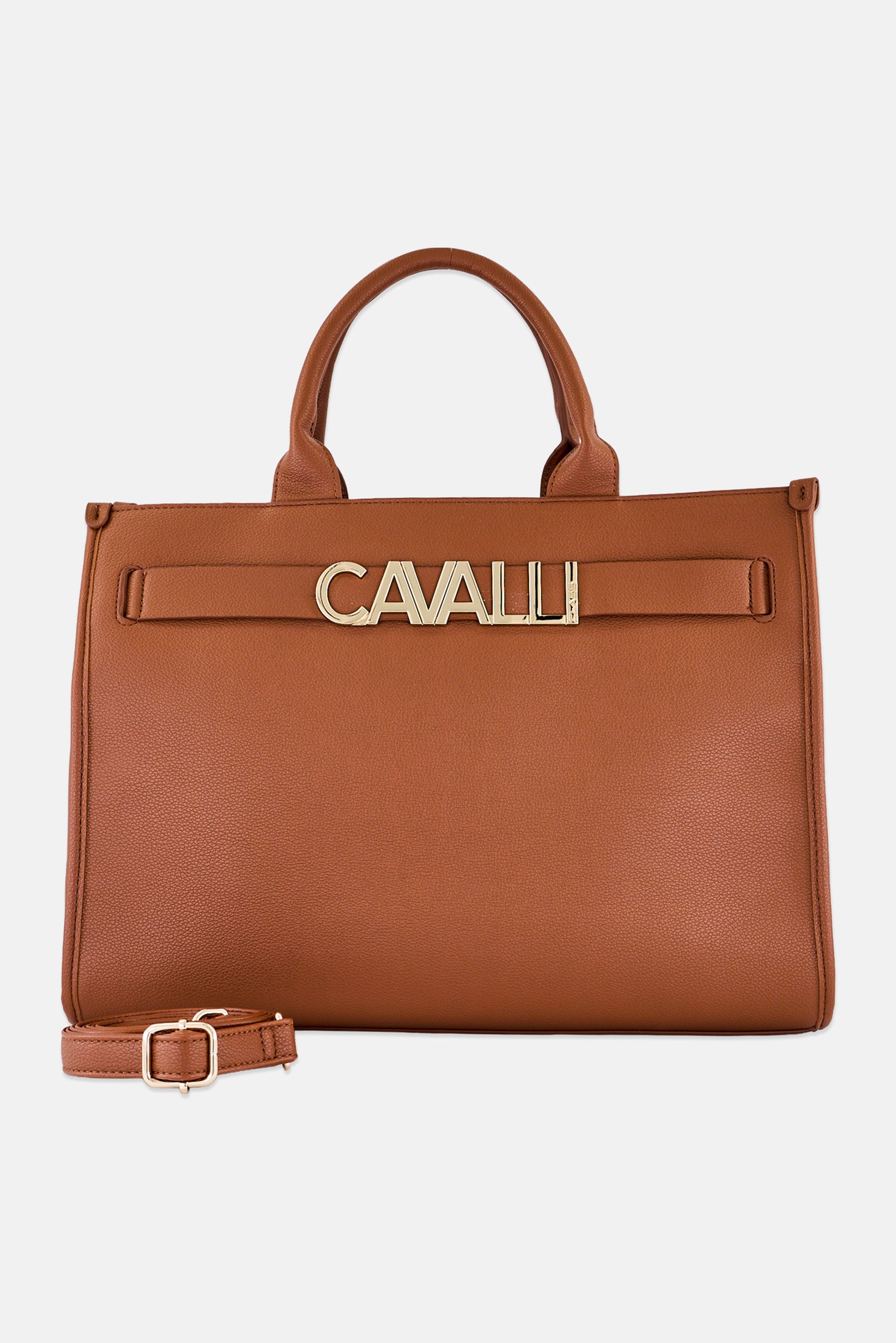 Women Brand Logo Shopper Bag, Brown