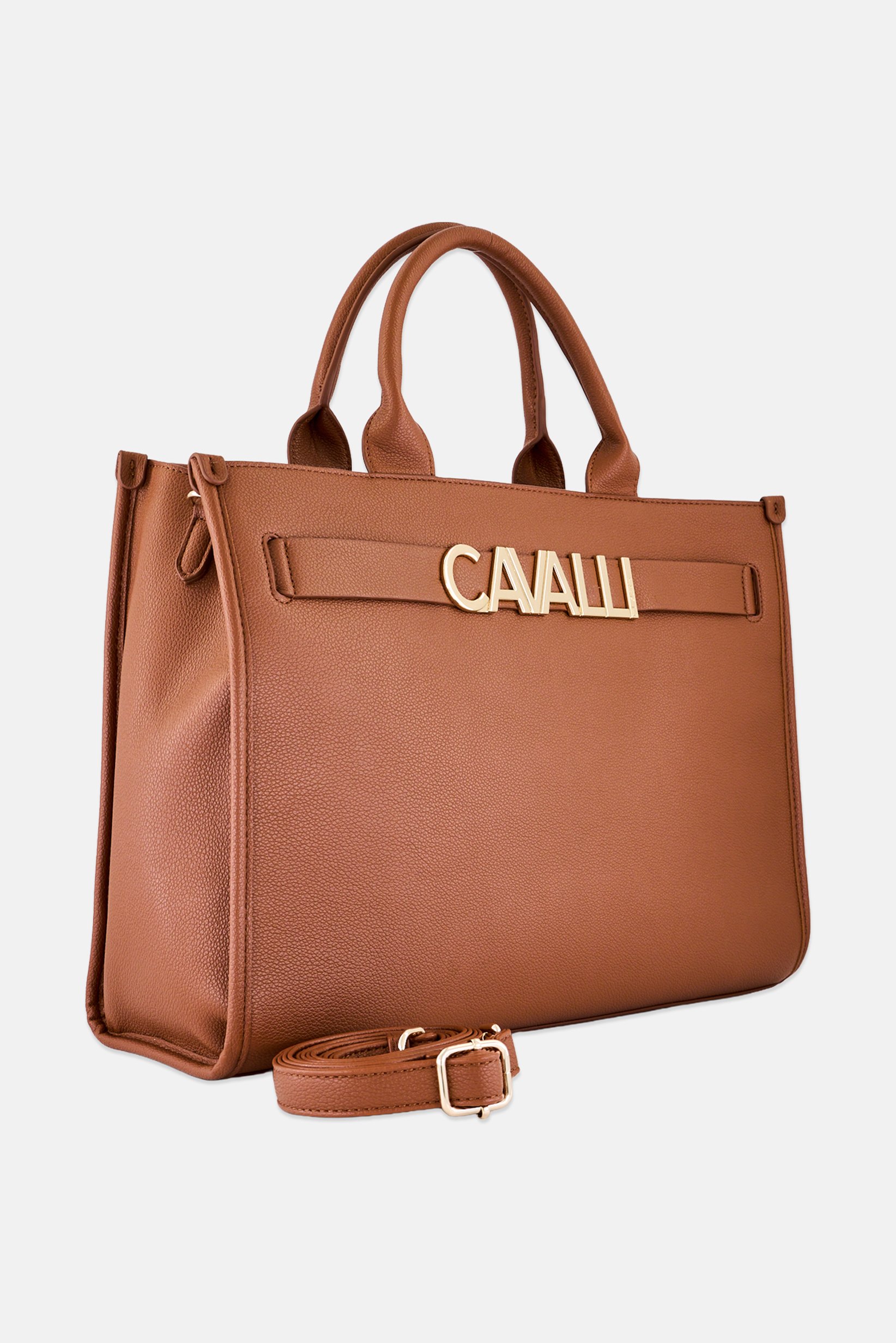 Women Brand Logo Shopper Bag, Brown