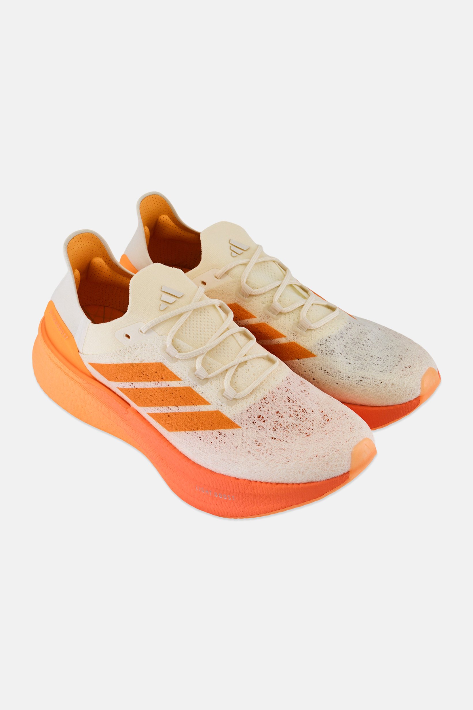 Men Ultraboost 5 Strung Lace Up Running Shoes, Off White