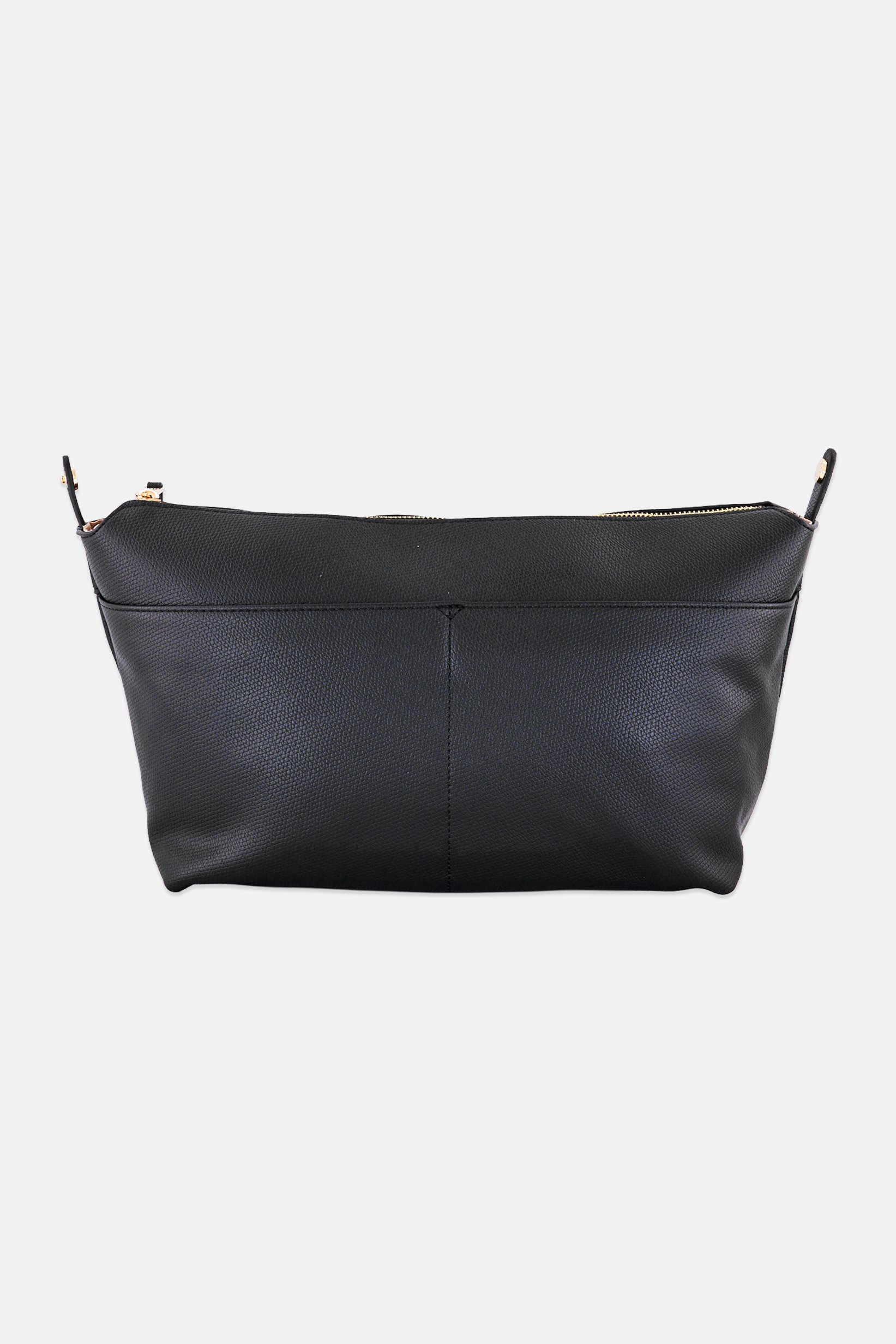 Women 2 Pieces Brand Logo Tote Bag Set, Black