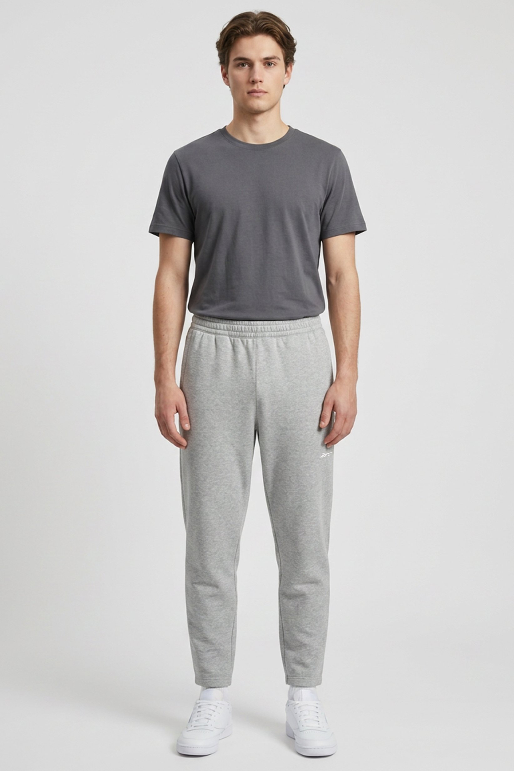 Men Sportswear Fit Training Track Pants, Heather Grey