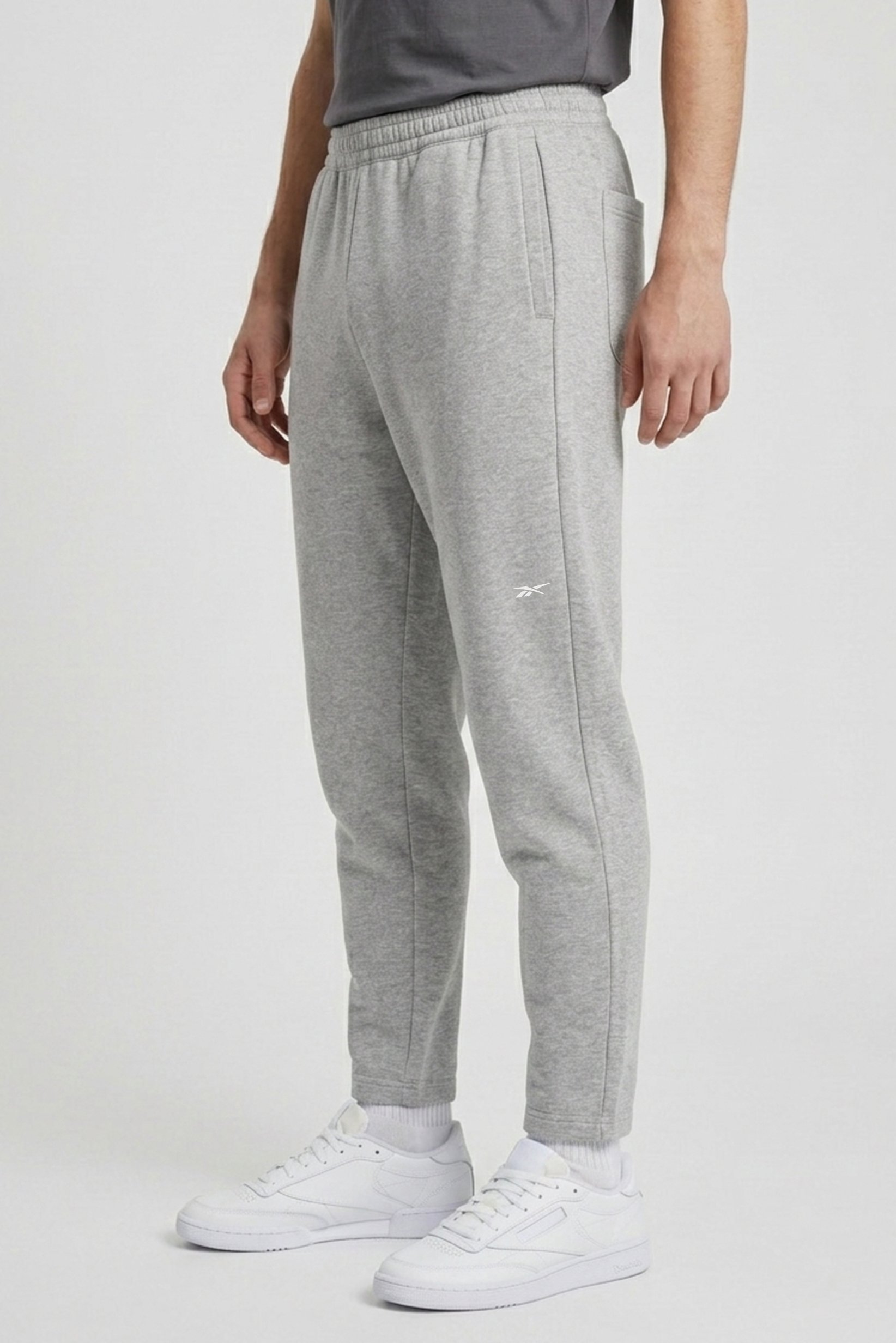 Men Sportswear Fit Training Track Pants, Heather Grey