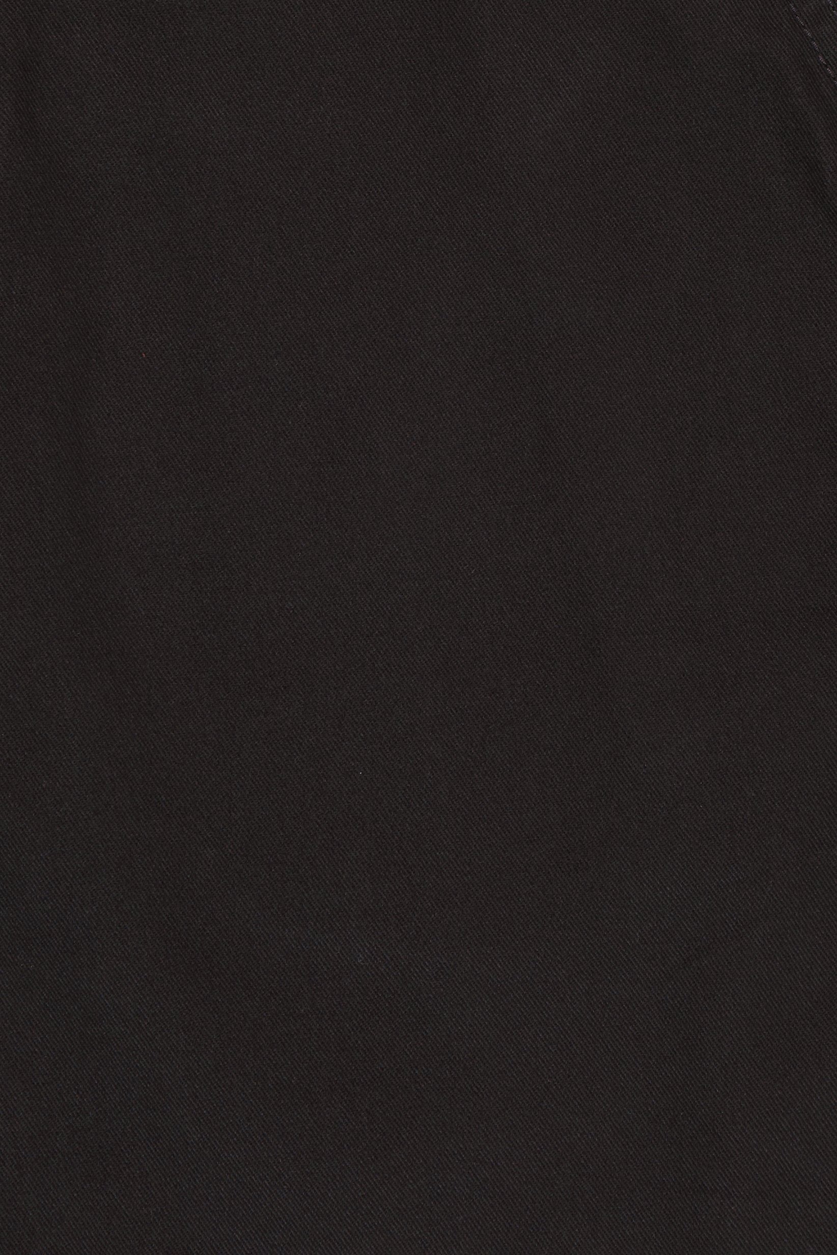 Men Solid Denim Shorts, Black