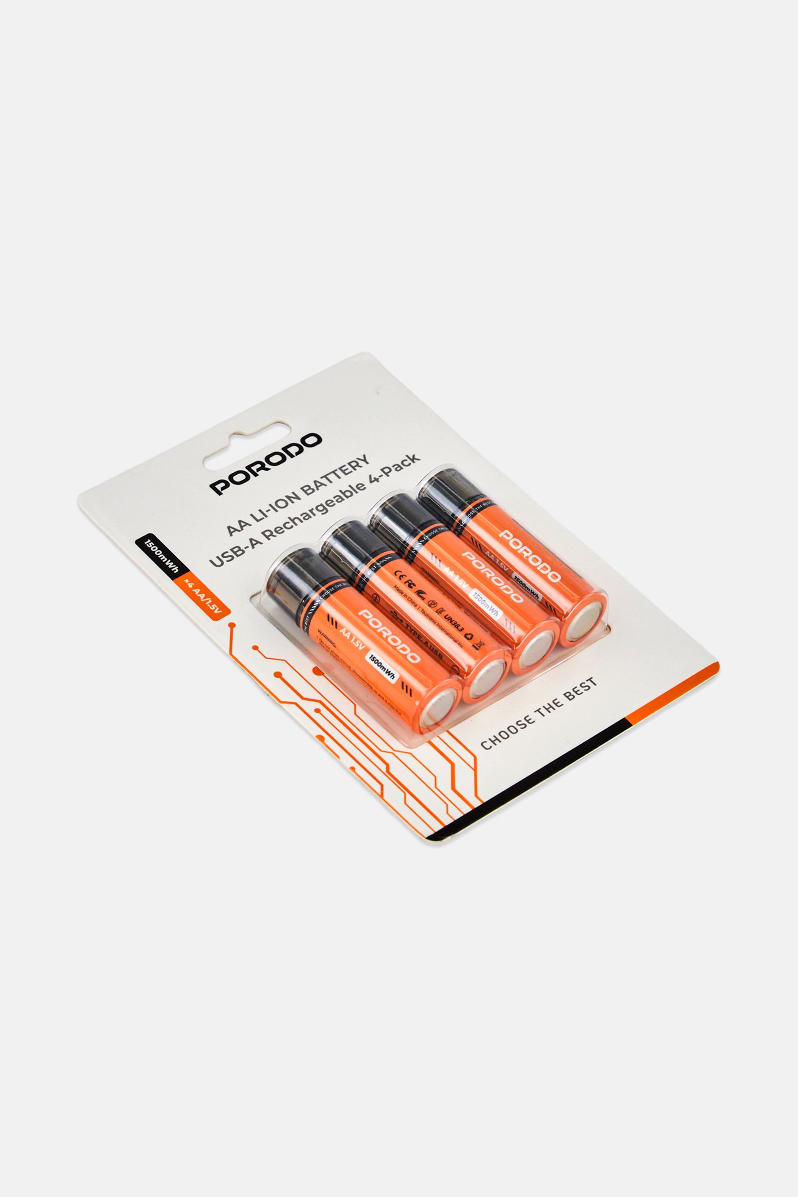 Rechargeable AA Battery with Built-in USB Charging Port