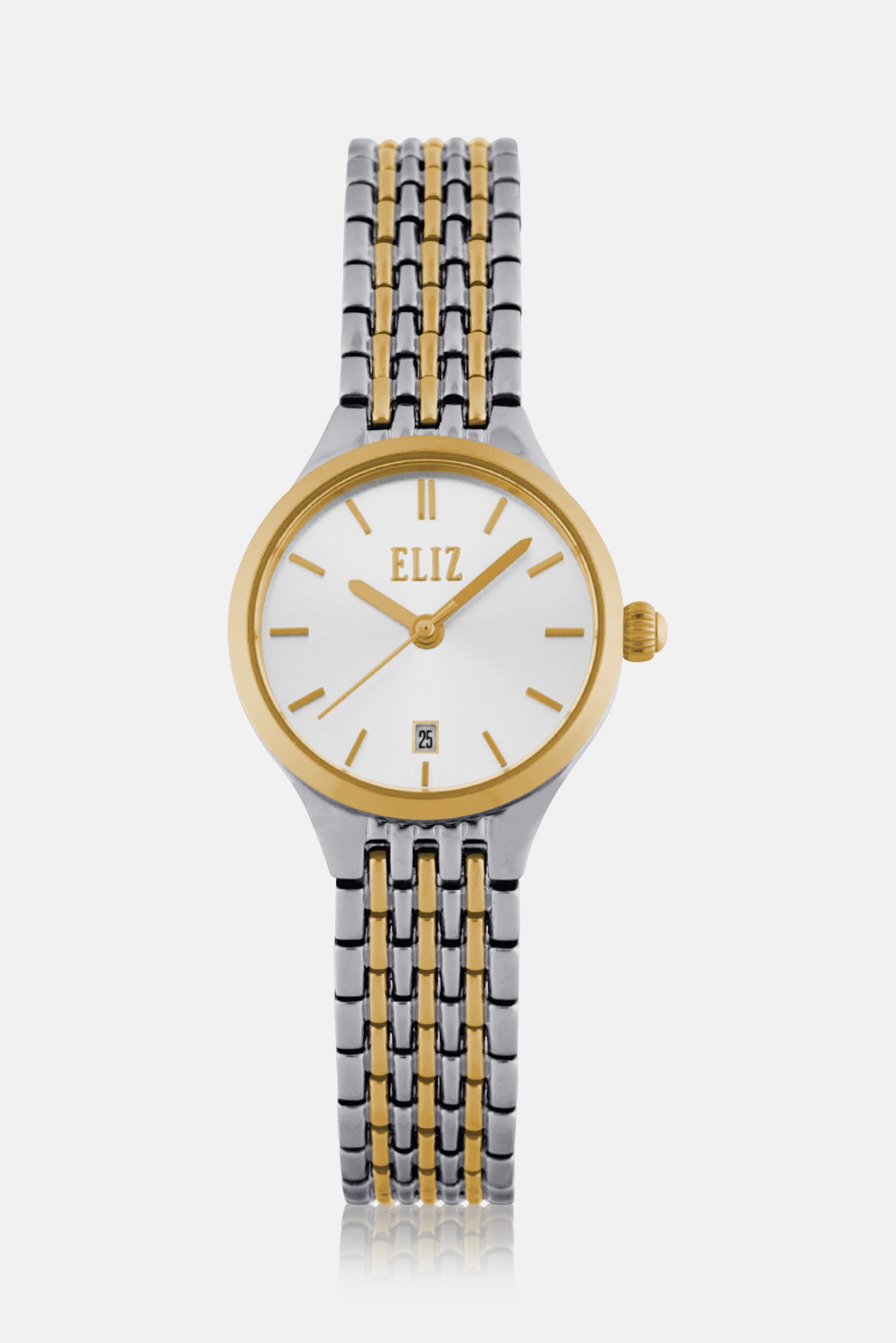 Women ES8691L2TST Stainless Steel Analog Watch 26 mm, Multicolor