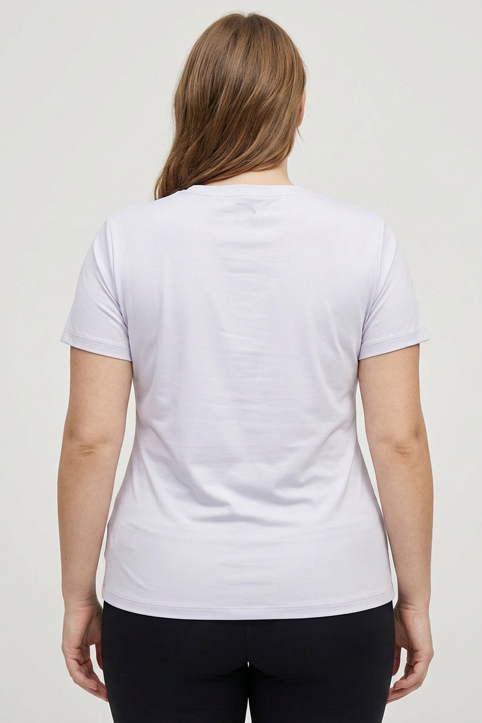 Women Regular Fit Short Sleeve Training T-Shirt, Light Purple
