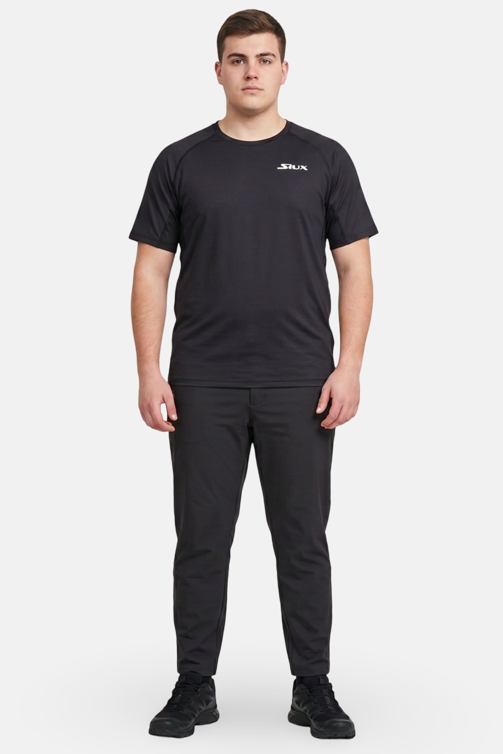 Men Sportswear Fit Short Sleeve Training T-Shirt, Black