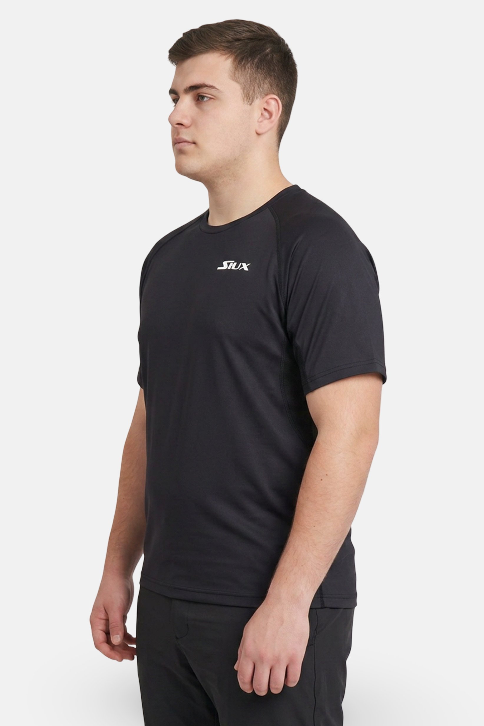 Men Sportswear Fit Short Sleeve Training T-Shirt, Black