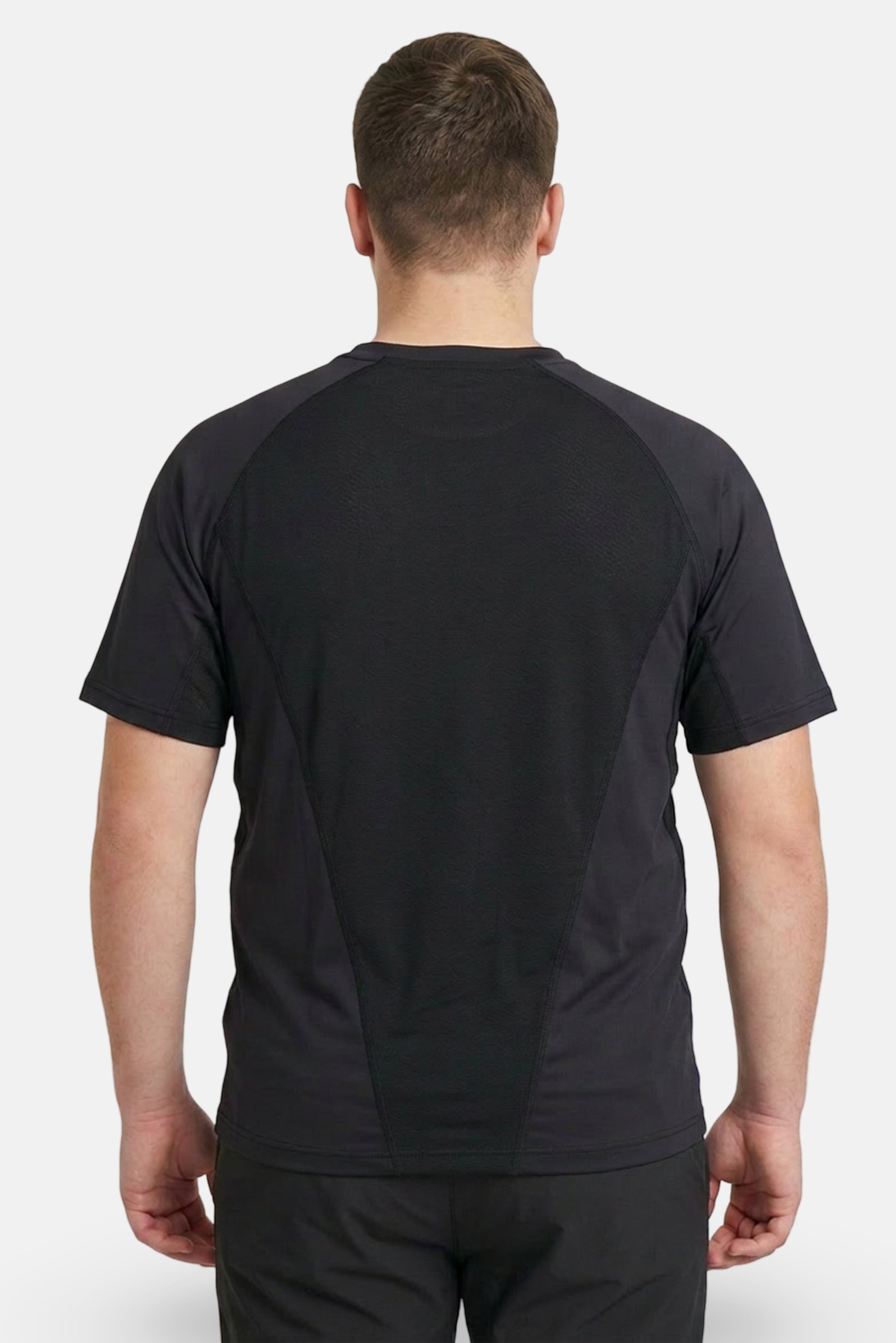 Men Sportswear Fit Short Sleeve Training T-Shirt, Black