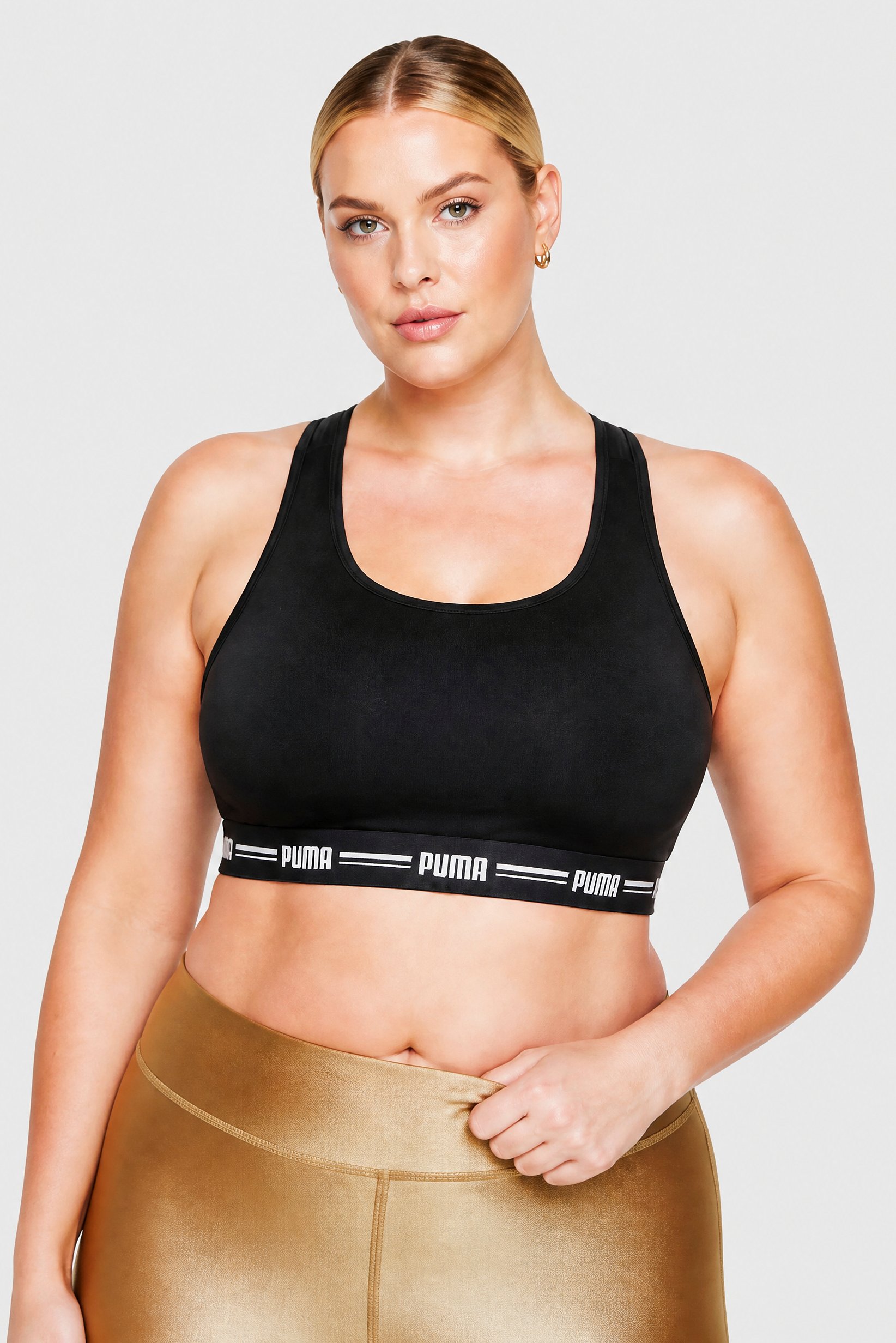 Women Non Padded Training Sports Bra, Black
