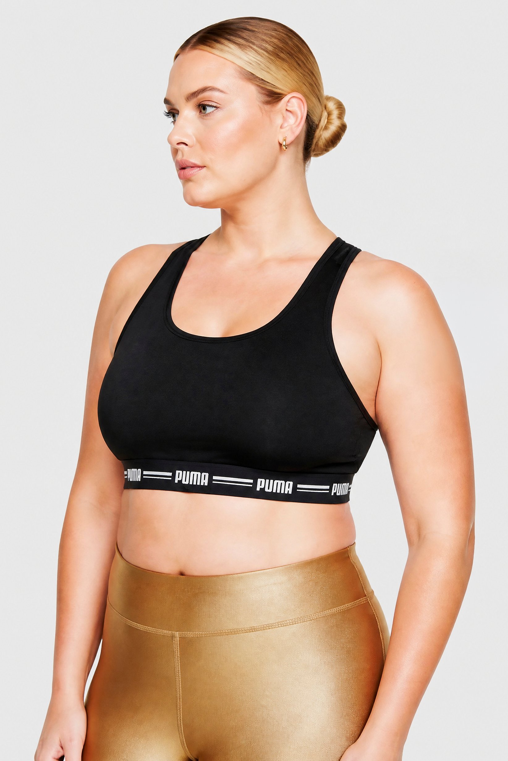 Women Non Padded Training Sports Bra, Black