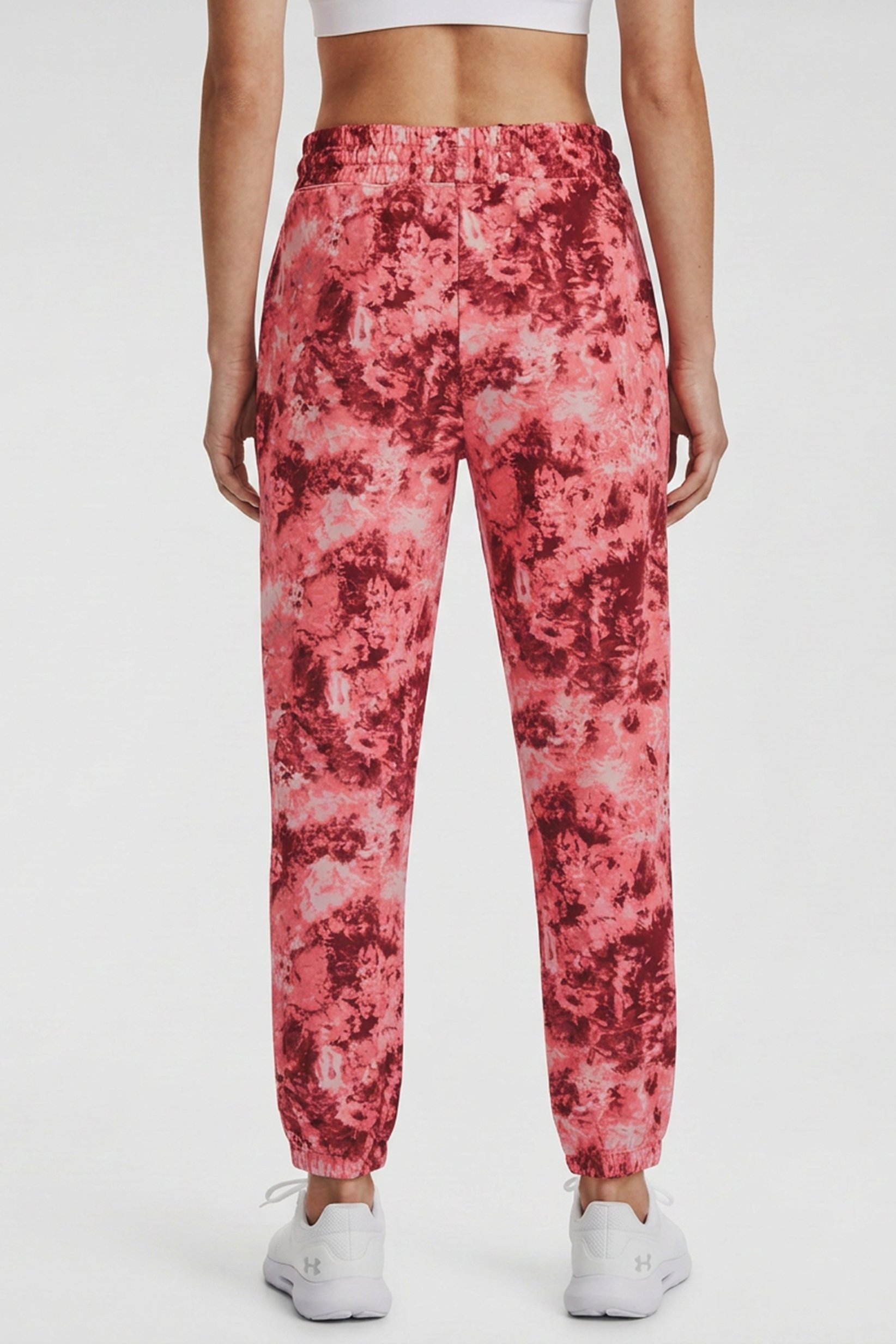 Women Loose Fit Floral Print Outdoor Sweatpants, Multicolor