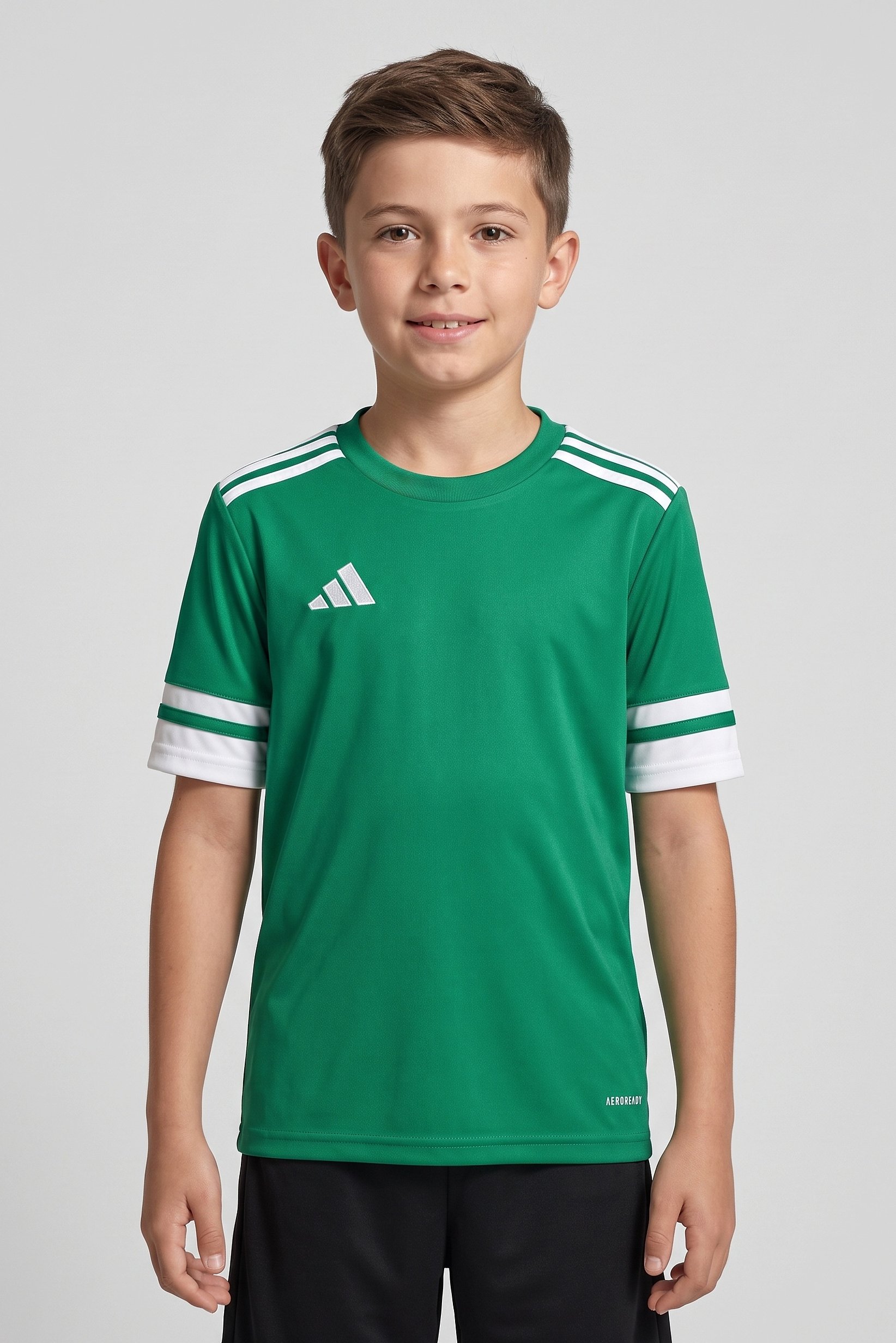 Kids Boy Sportswear Fit Short Sleeve Training T-shirt, Green