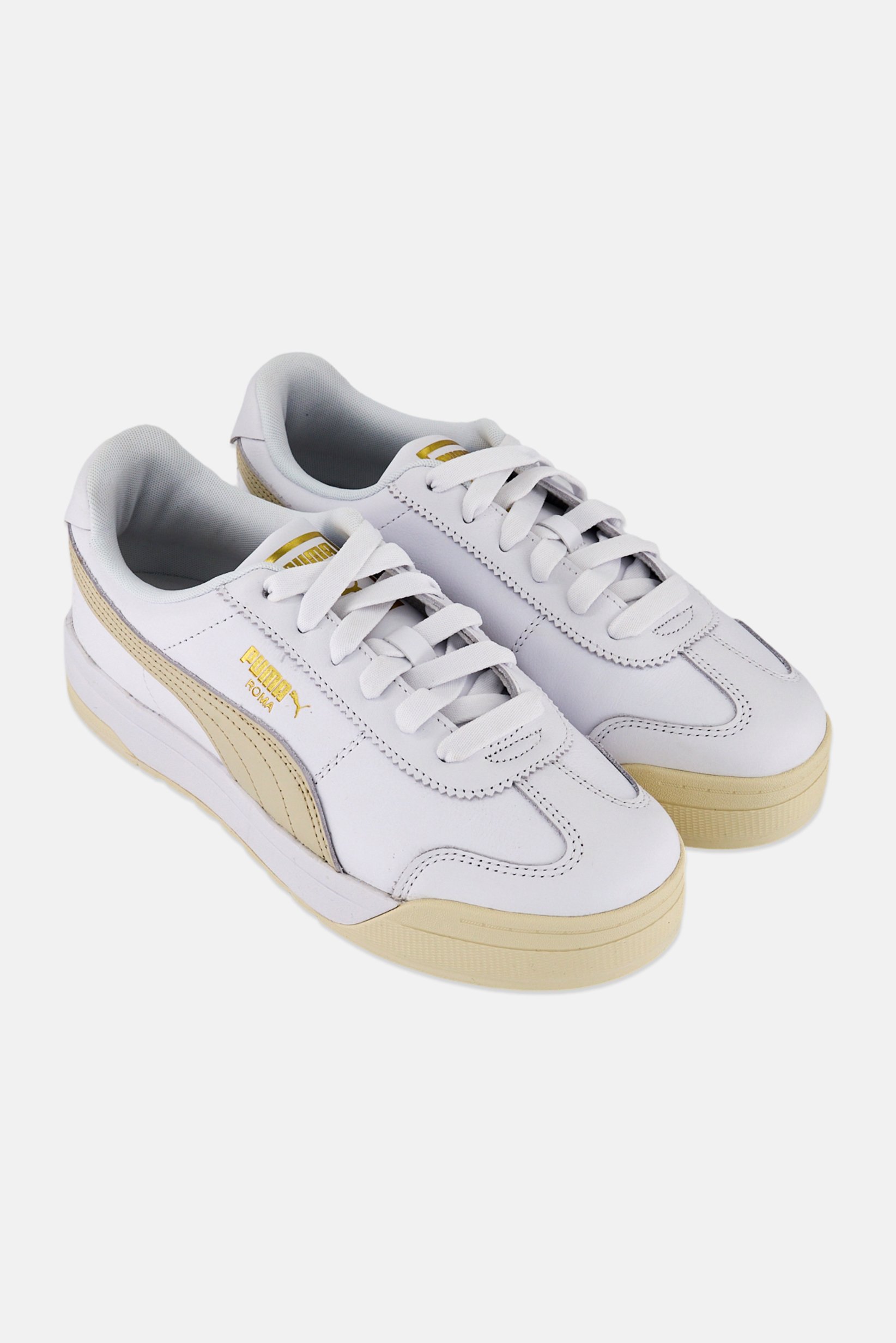 Women Roma Feminine Lace Up Outdoor Shoes, White