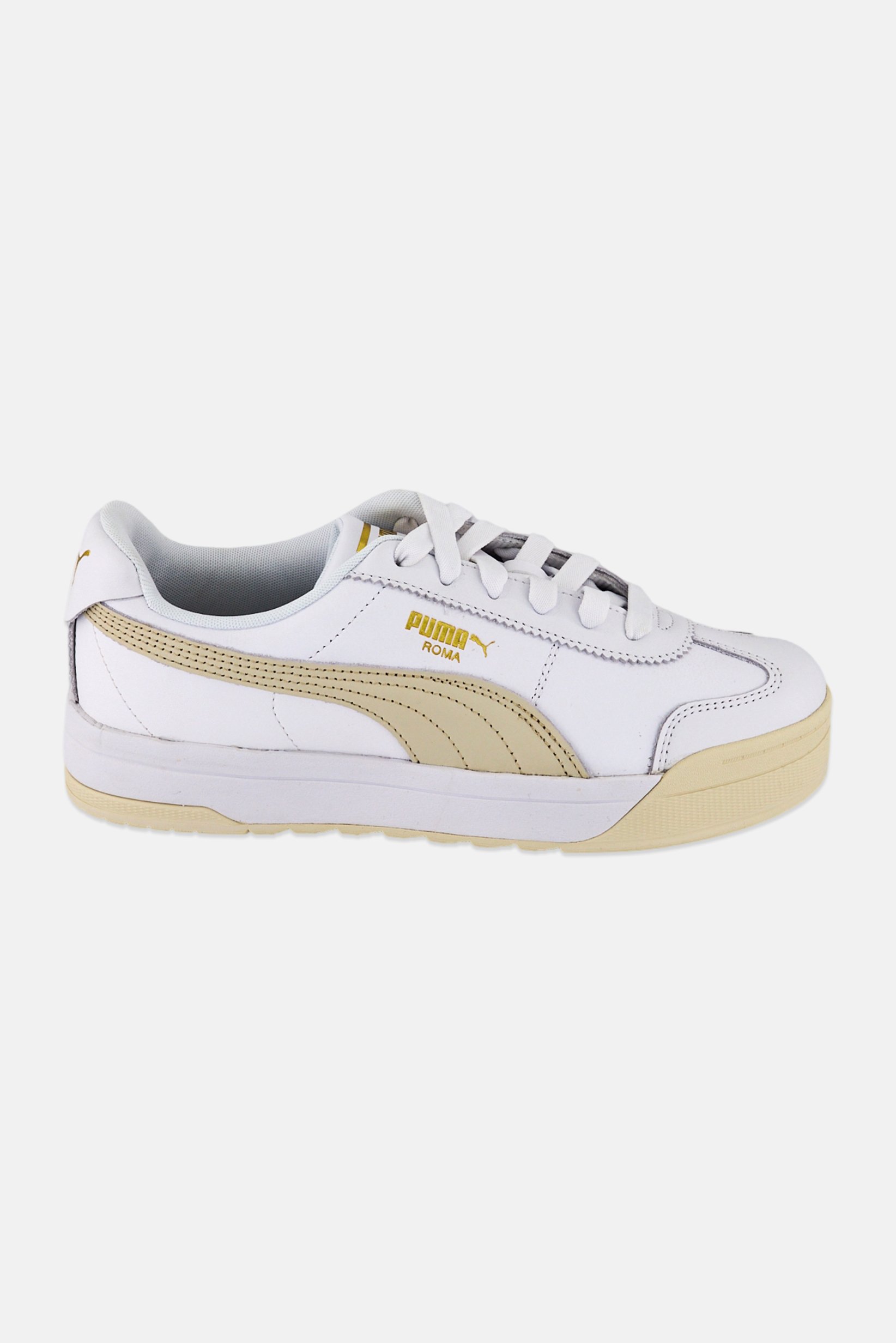 Women Roma Feminine Lace Up Outdoor Shoes, White