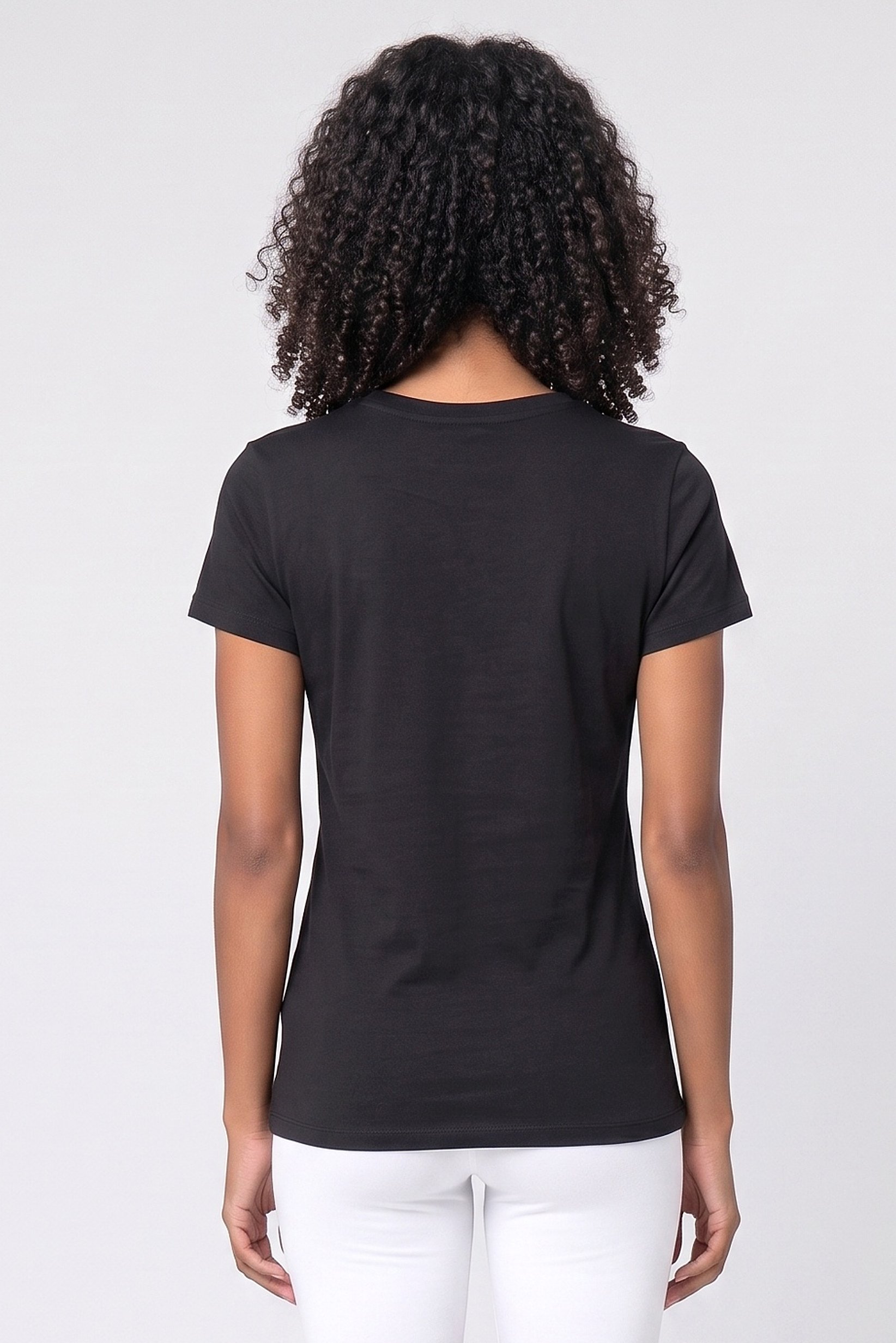 Women Sportswear Fit Short Sleeve Training T-Shirt, Black