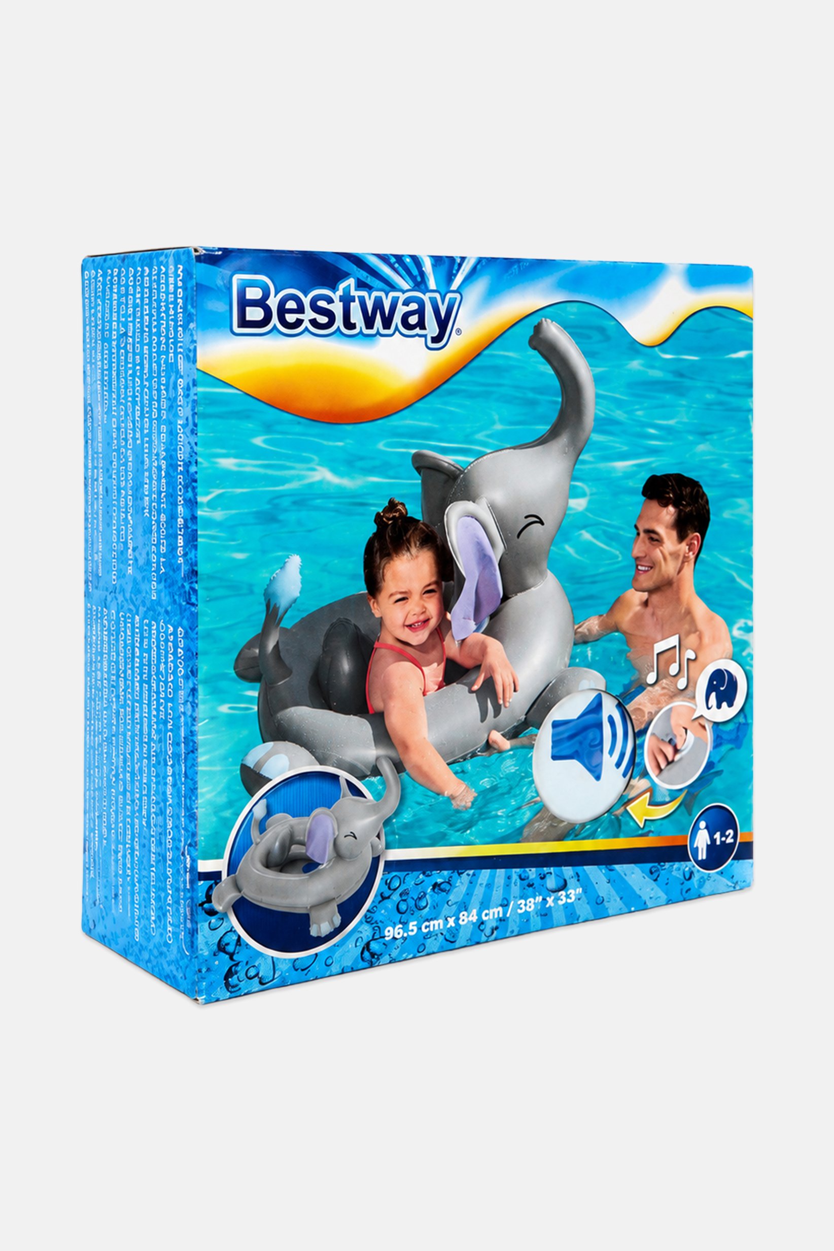 UV Care Elephant Boat with Fun Speakers