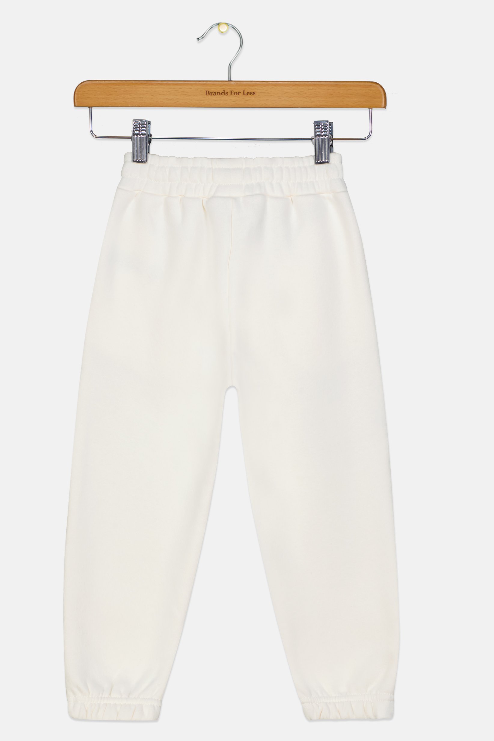 Kids Boy Brand Logo Jogger Pants, Off White