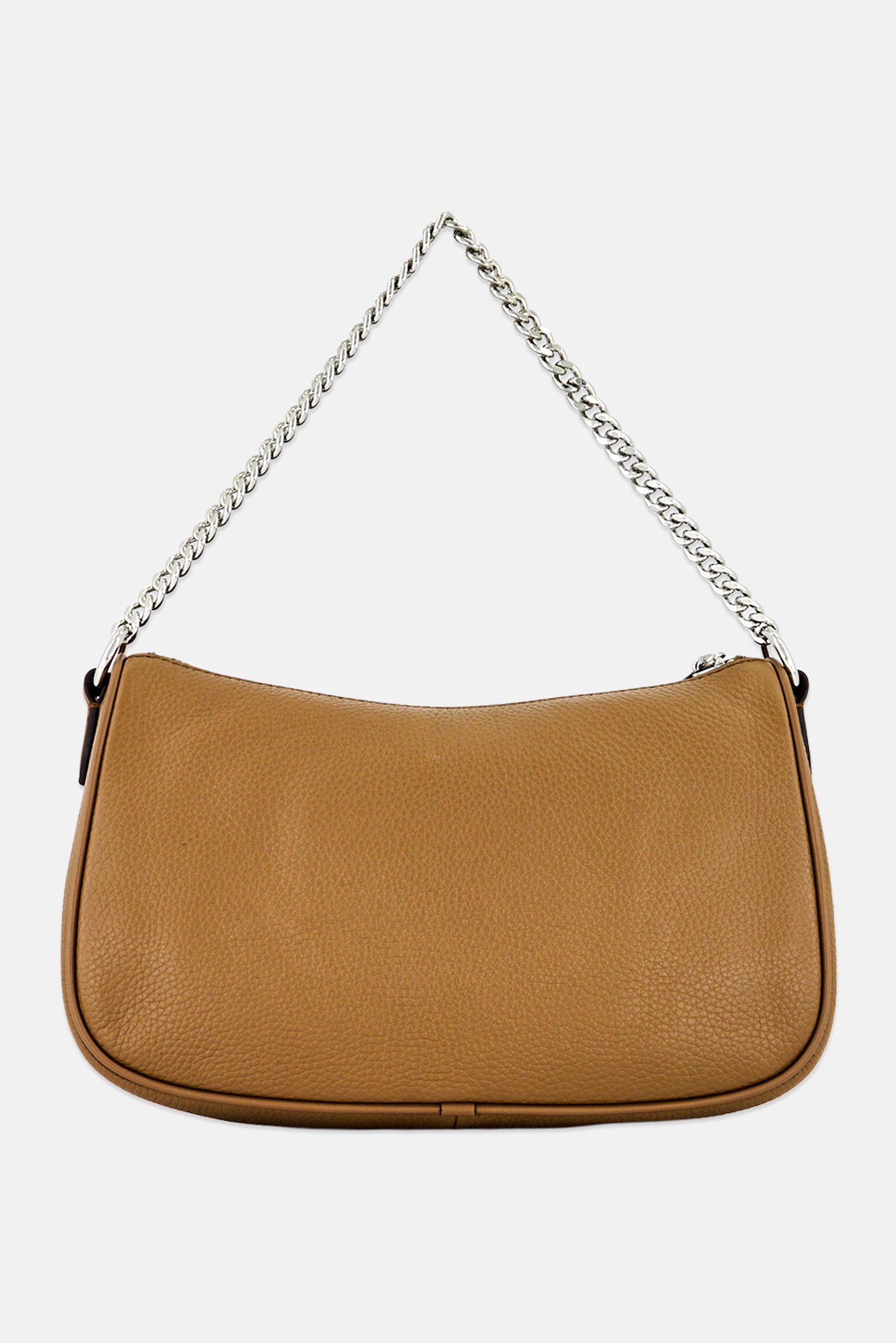 Women Brand Logo Handbag, Brown