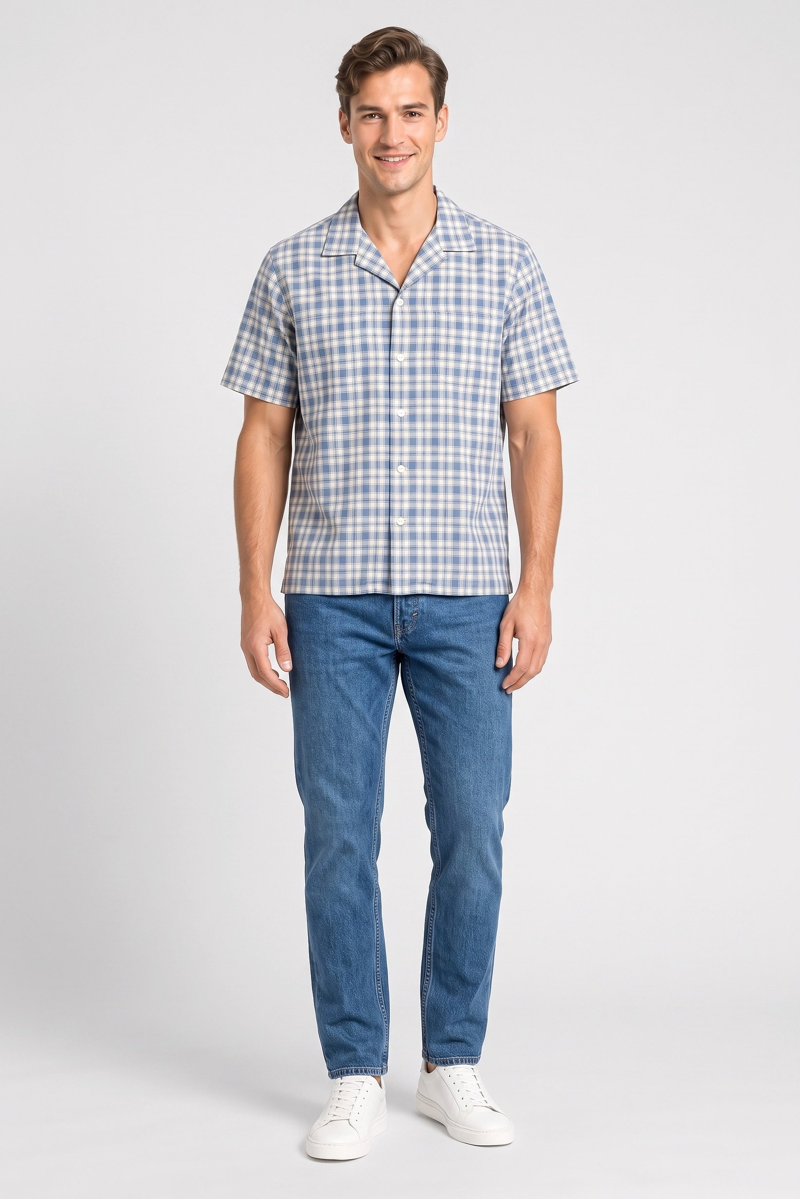 Polo Ralph Lauren Men Classic Fit Short Sleeve Checkered Casual Shirt, Multicolor