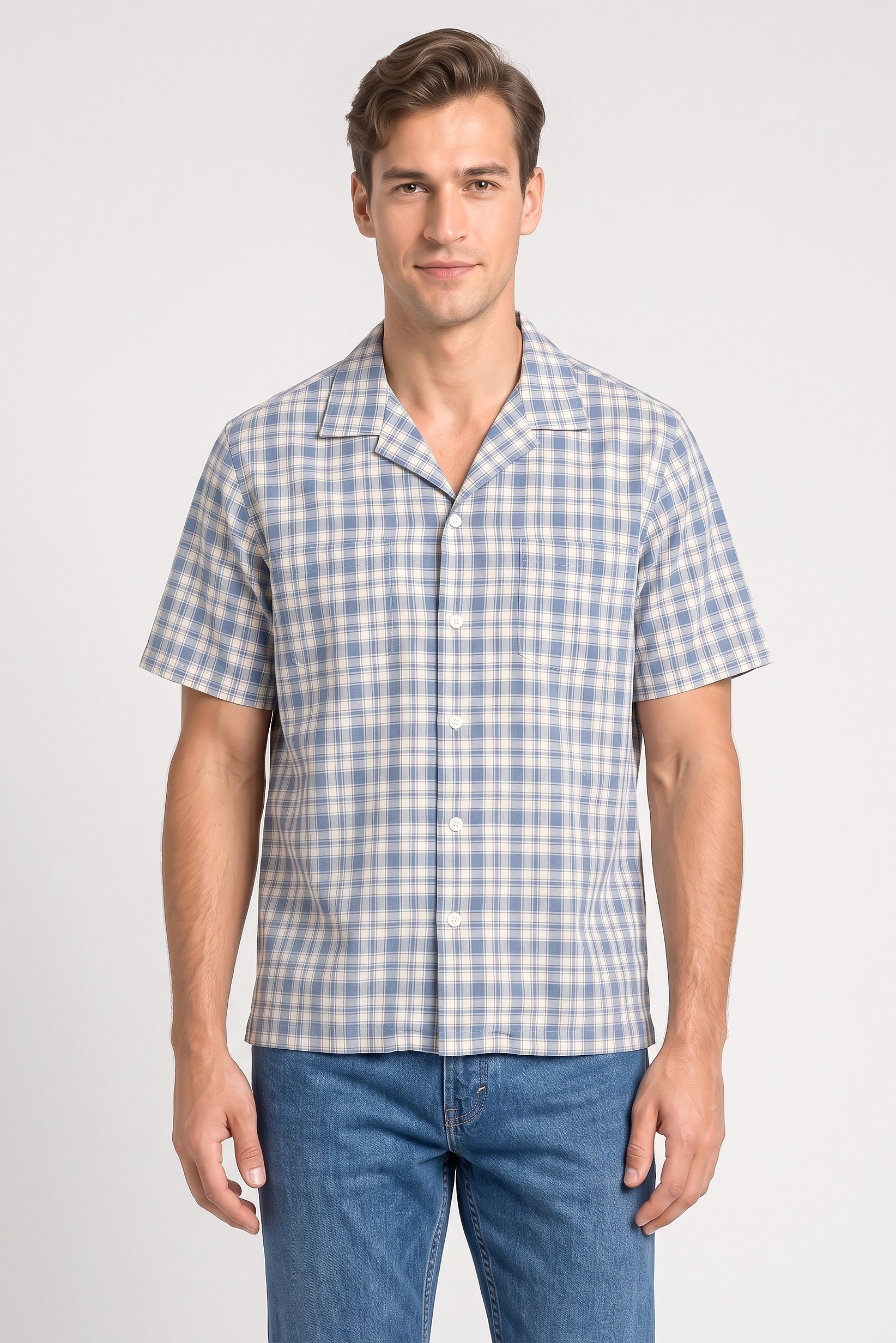 Polo Ralph Lauren Men Classic Fit Short Sleeve Checkered Casual Shirt, Multicolor