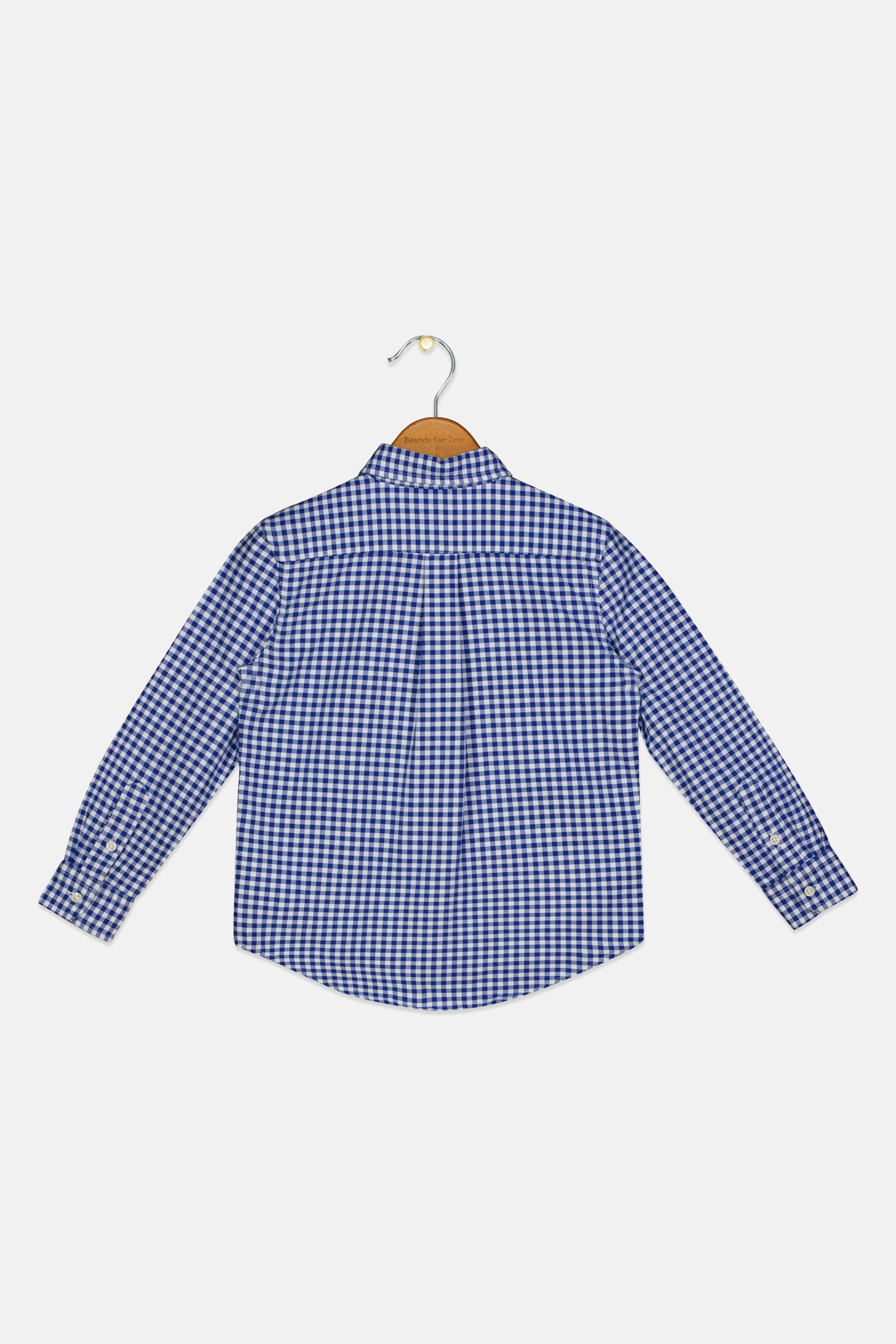 Polo Ralph Lauren Kids Boy Checkered Long Sleeve Shirt, Multicolor