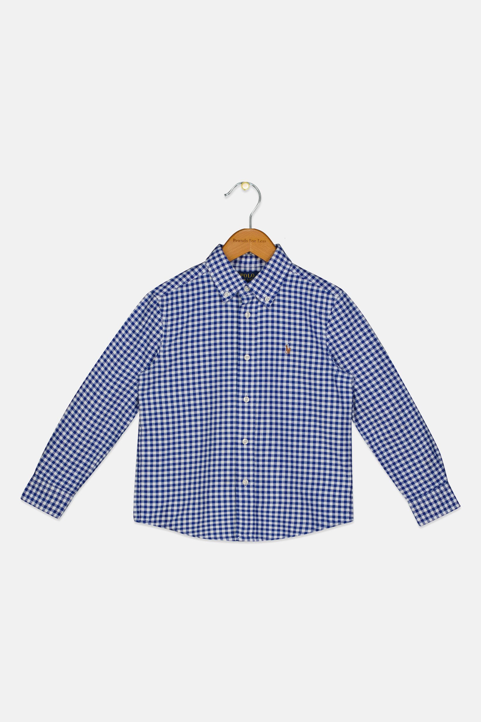 Polo Ralph Lauren Kids Boy Checkered Long Sleeve Shirt, Multicolor