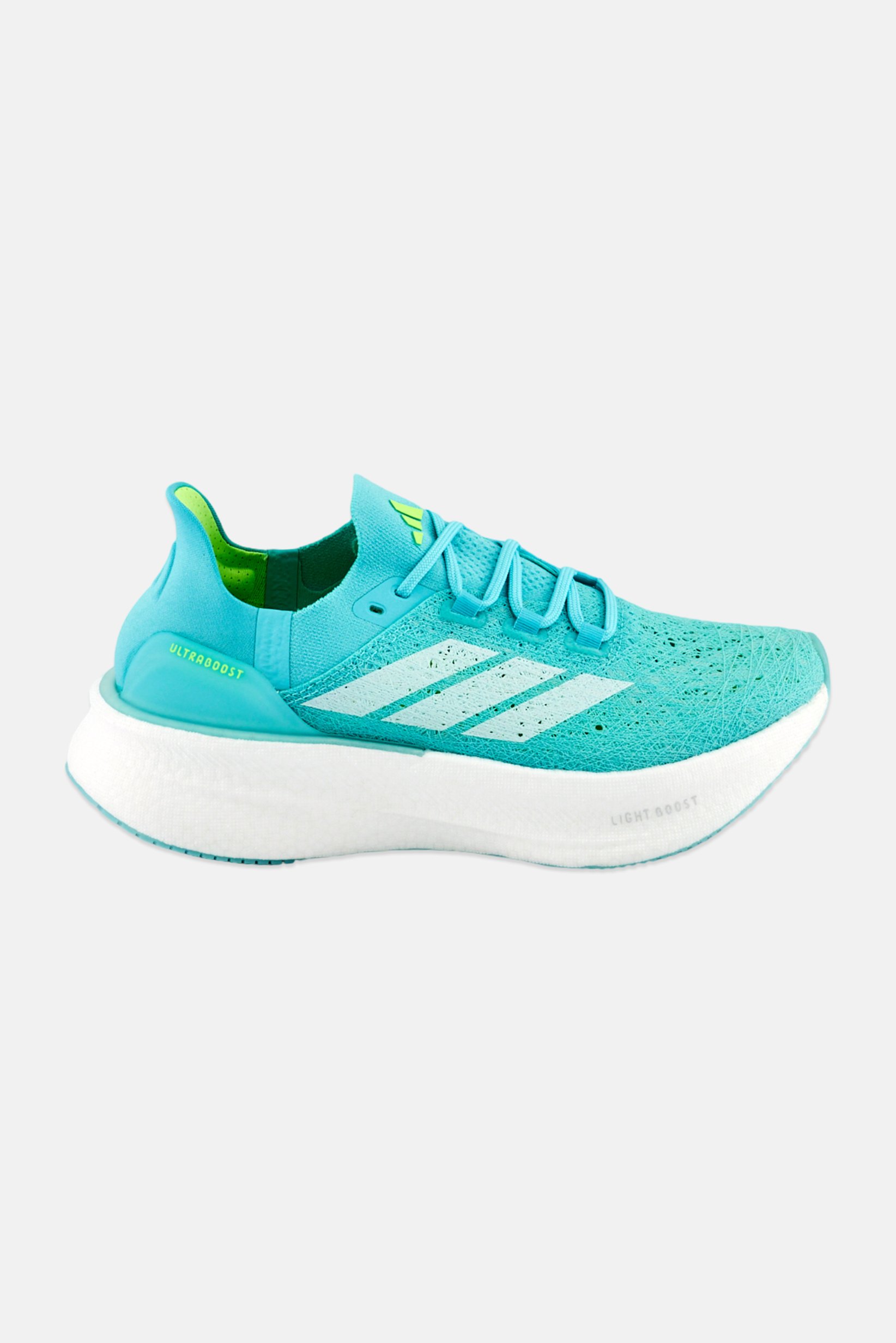 Kids Boy Ultraboost 5 Strung Lace Up Running Shoes, Aqua Blue