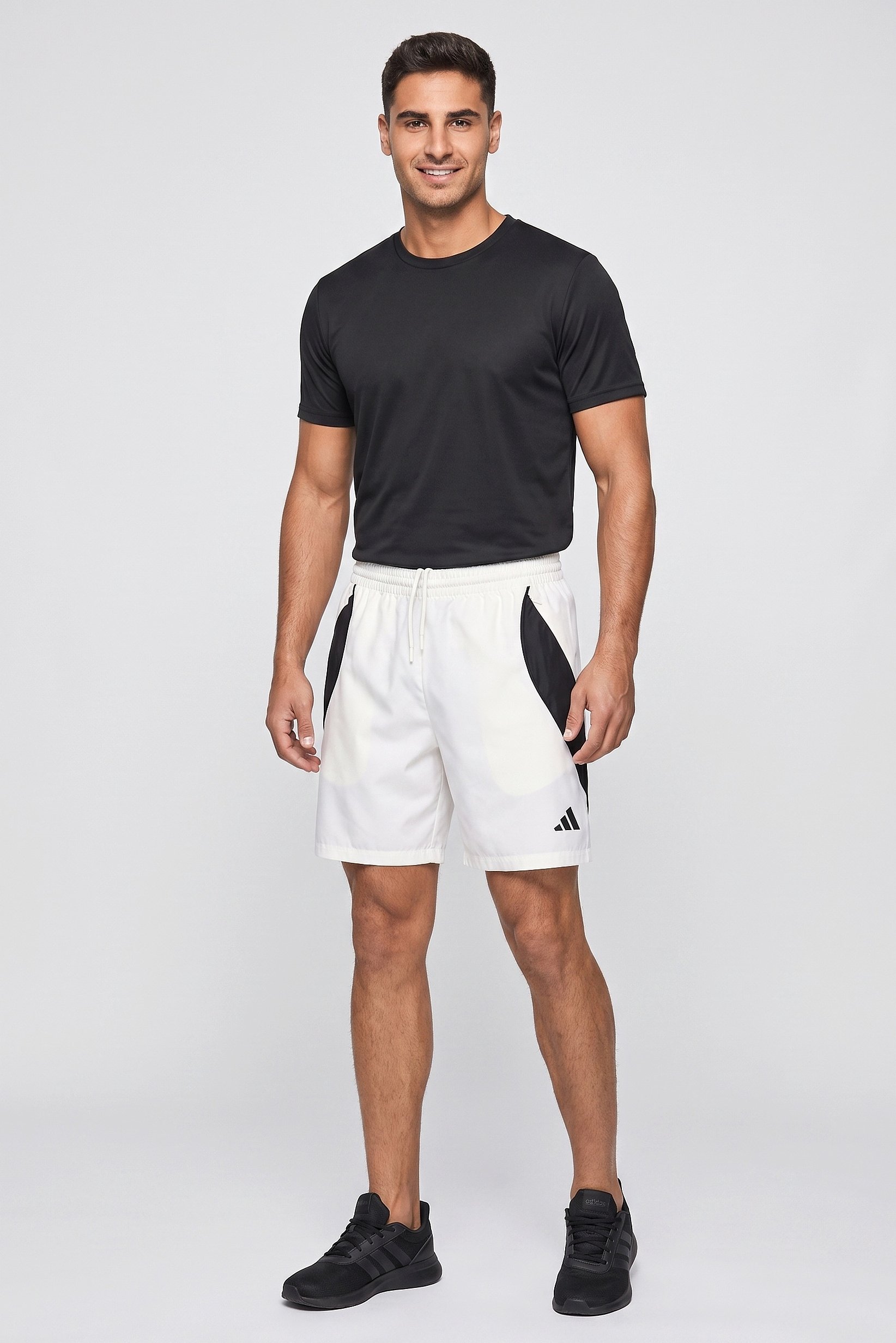 Men Regular Fit Inseam 7 Outdoor Shorts, Off White
