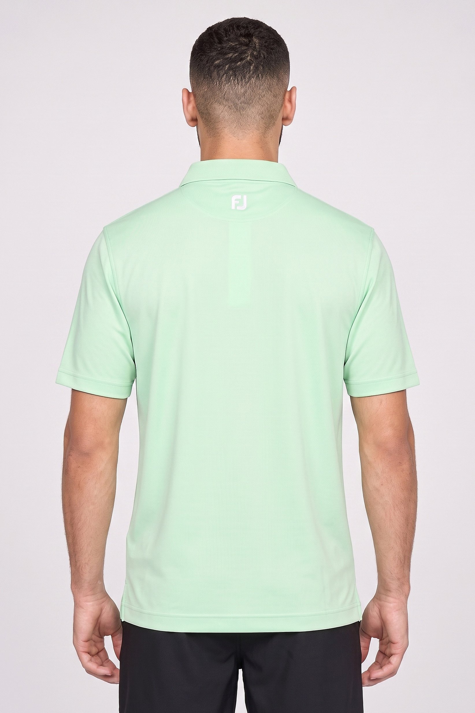 Men Sportswear Fit Short Sleeve Golf Polo Shirt, Mint Green