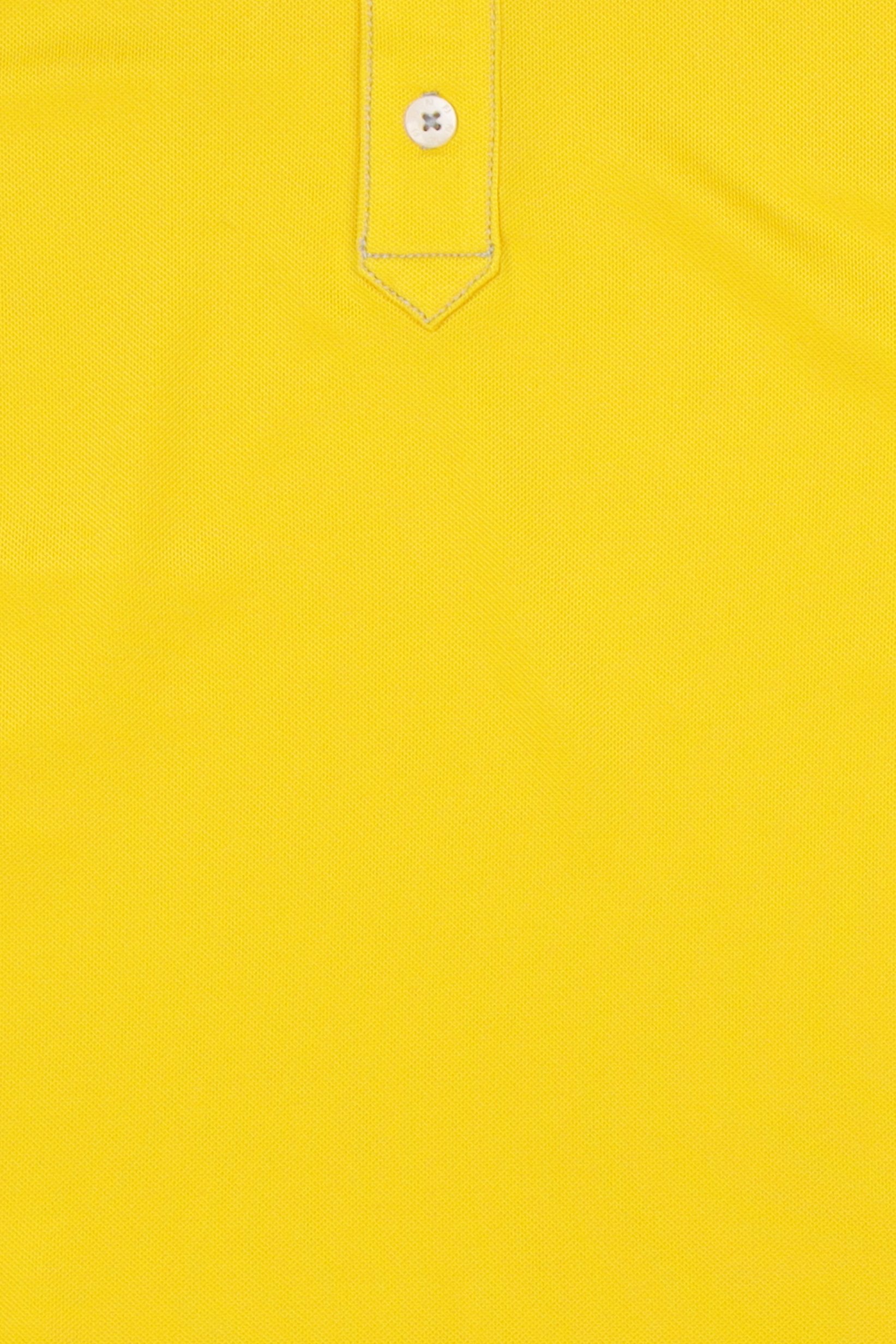 Men Sportswear Fit Short Sleeve Golf Polo Shirt, Yellow